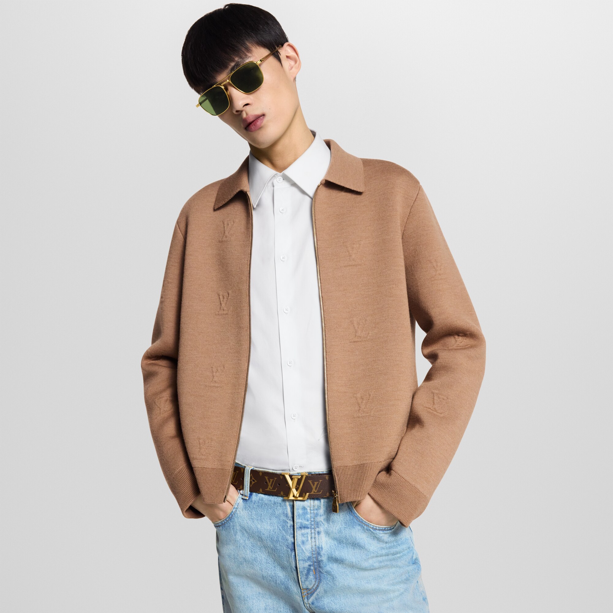 Monogram Acessórios Cintos Cinto LV Pyramide 40mm | Louis Vuitton ® (Zoom no Produto)