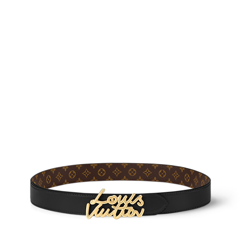 Acessórios Cintos Cinto LV Script 30 mm | Louis Vuitton ® (Zoom no Produto)