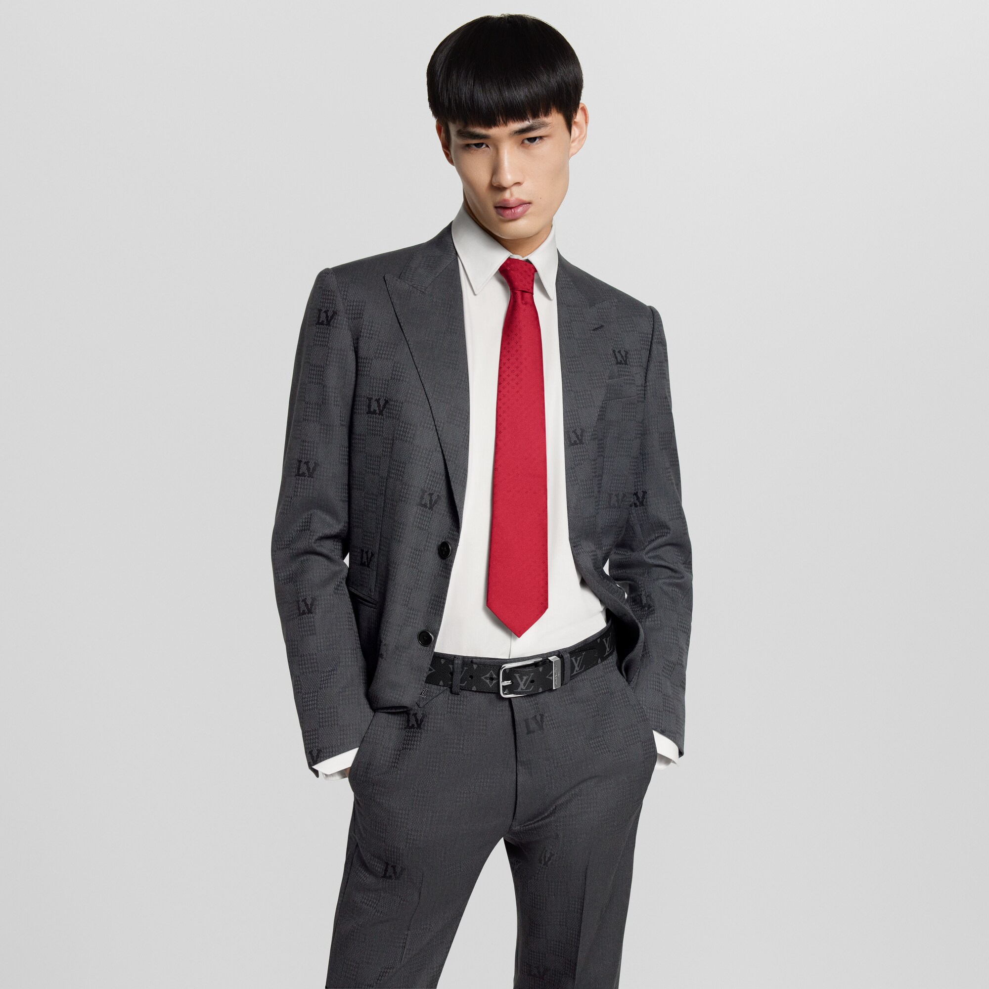 Monogram Eclipse Acessórios Cintos Cinto Pont Neuf 35 mm | Louis Vuitton ® (Zoom no Produto)