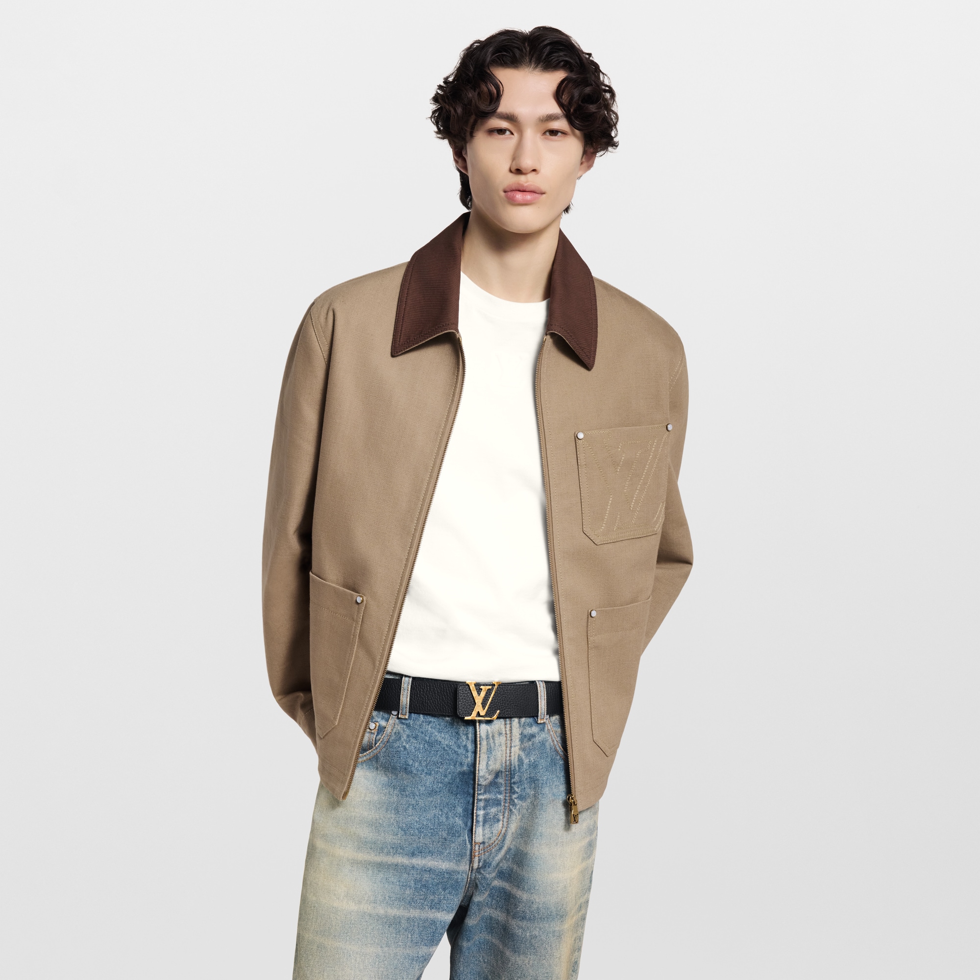 Outros Couros Acessórios Cintos Cinto Reversível Damier LV 40 mm | Louis Vuitton ® (Zoom no Produto)