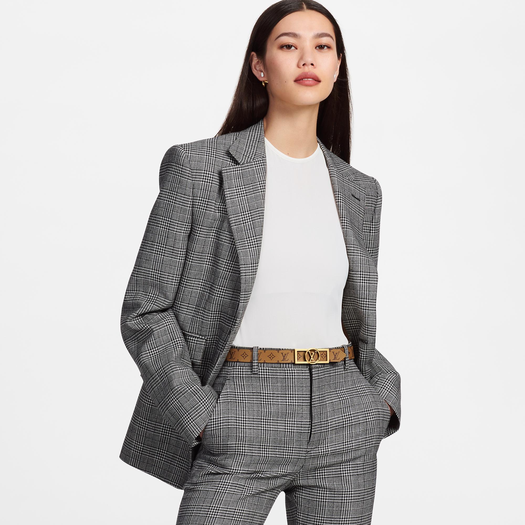 Outros Canvas Monogram Acessórios Cintos Cinto Reversível Dauphine 25 mm | Louis Vuitton ® (Zoom no Produto)