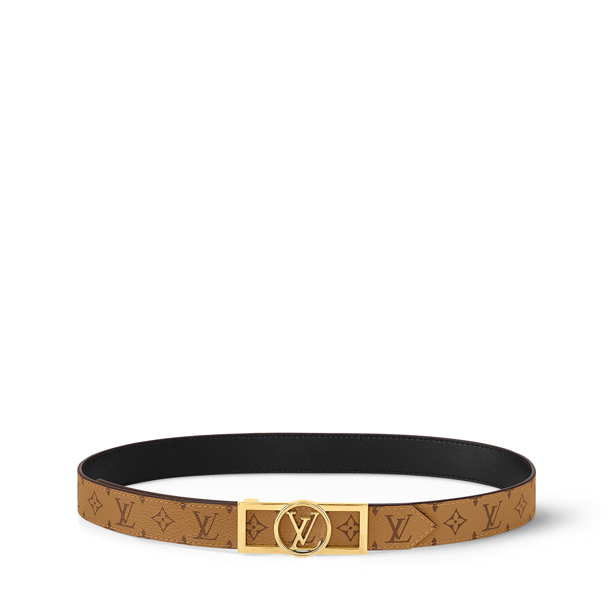 Outros Canvas Monogram Acessórios Cintos Cinto Reversível Dauphine 25 mm | Louis Vuitton ® (Zoom no Produto)