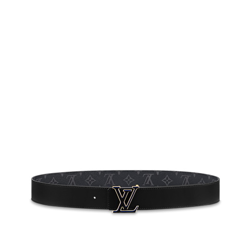 Monogram Eclipse Acessórios Cintos Cinto Reversível LV 3 Steps 40 mm | Louis Vuitton ® (Zoom no Produto)