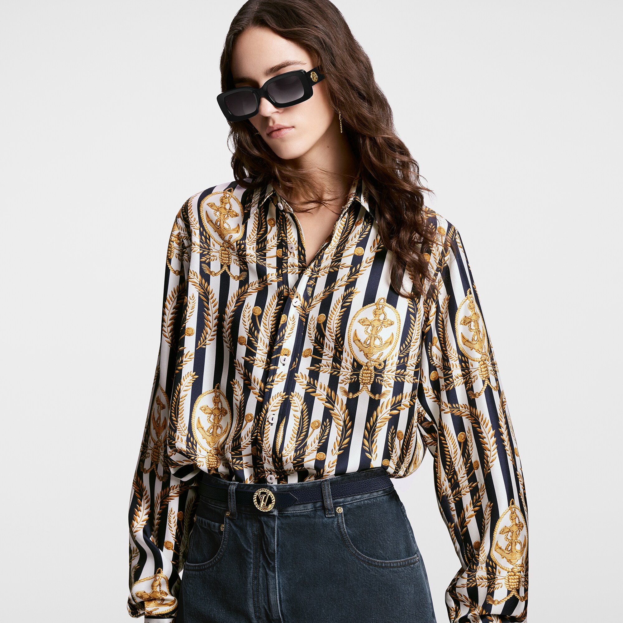 Monogram Acessórios Cintos Cinto Reversível LV Circle Nautical 20 mm | Louis Vuitton ® (Zoom no Produto)