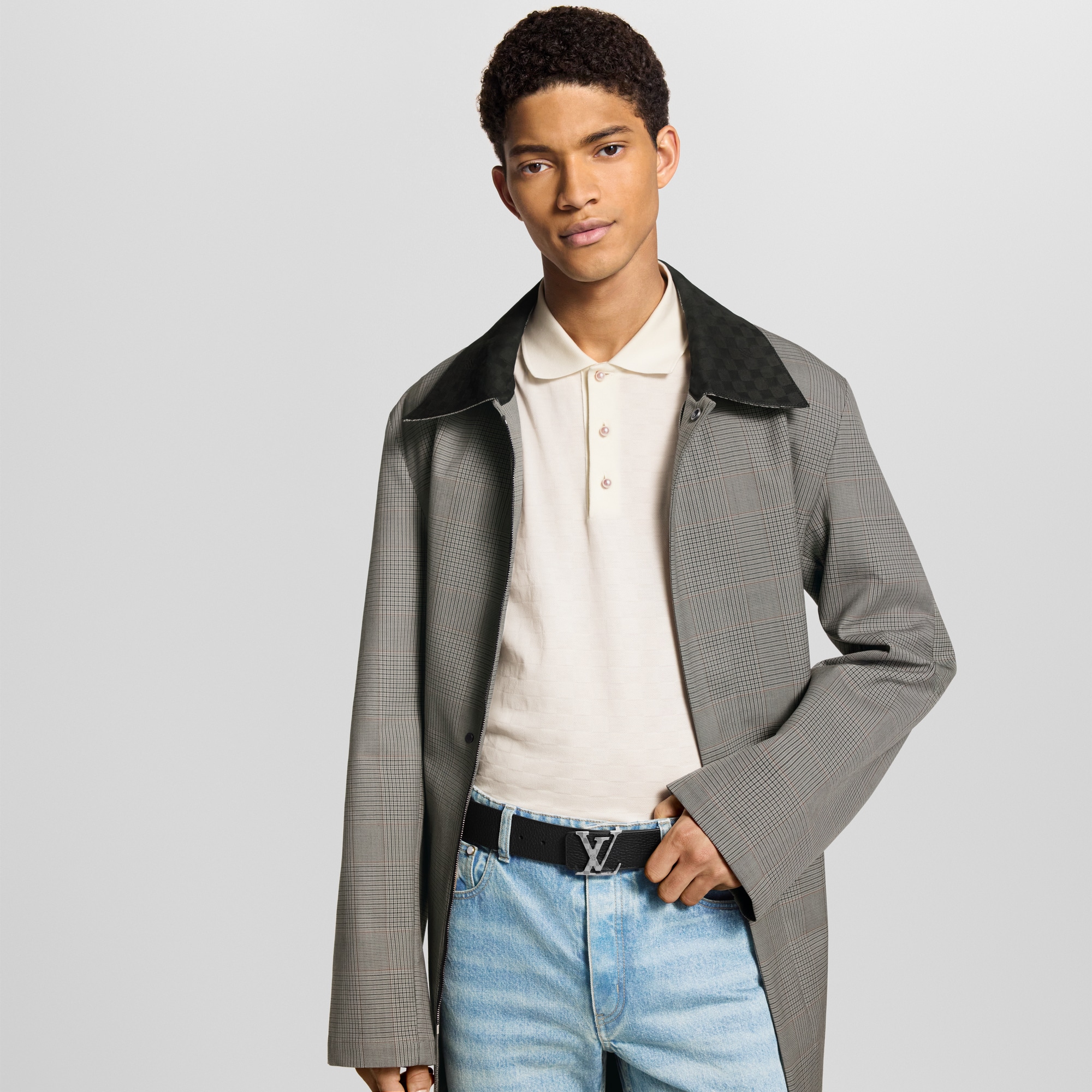  Acessórios Cintos Cinto Reversível LV Damier 40 mm | Louis Vuitton ® (Zoom no Produto)