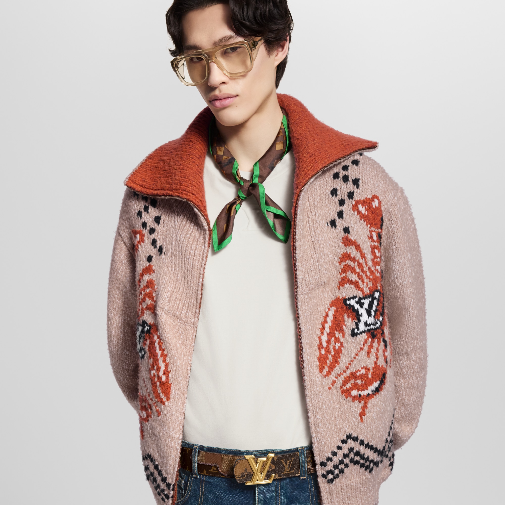  Acessórios Cintos Cinto Reversível LV Dimension Monogram Landscape 40 mm | Louis Vuitton ® (Zoom no Produto)