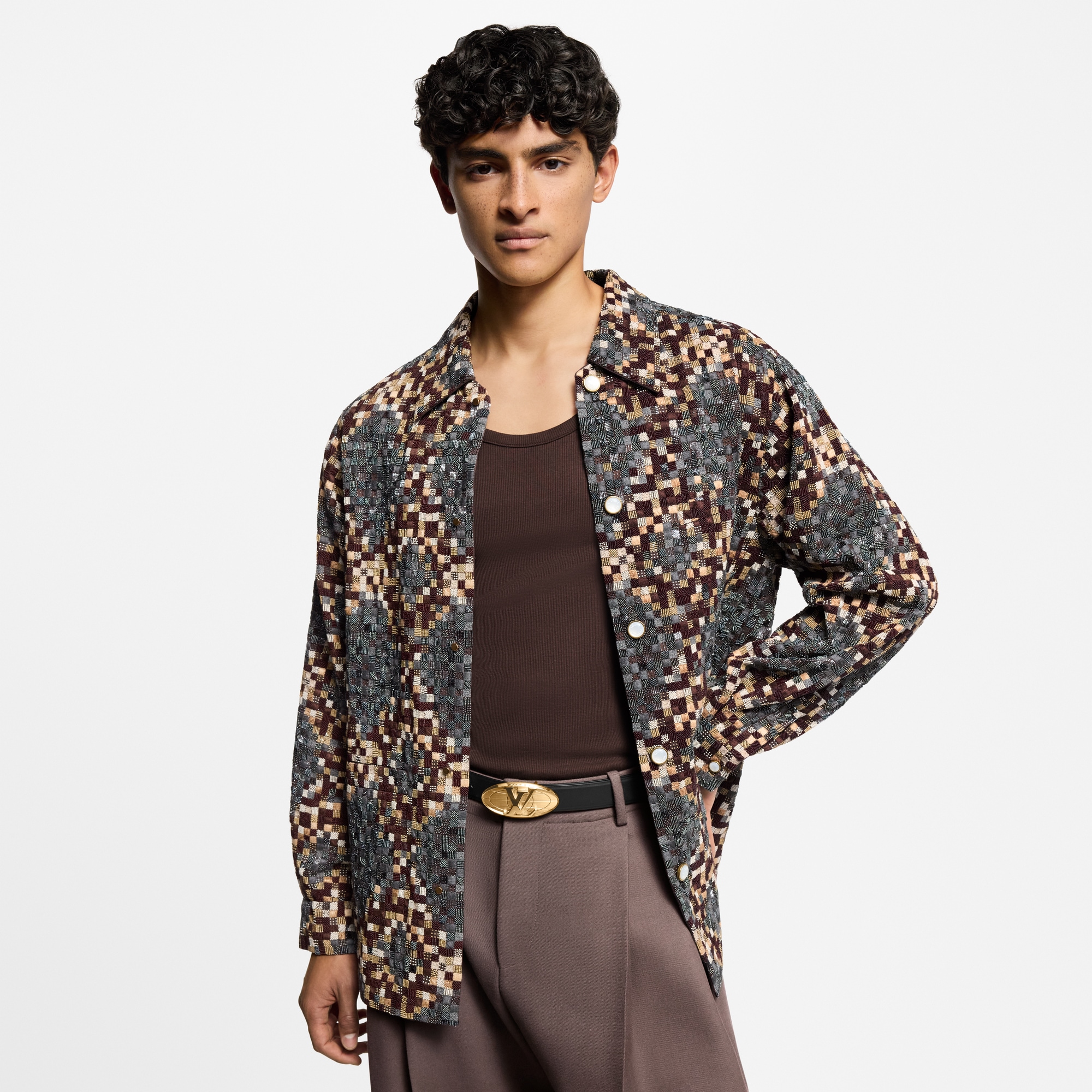  Acessórios Cintos Cinto Reversível LV Fiction 30 mm | Louis Vuitton ® (Zoom no Produto)