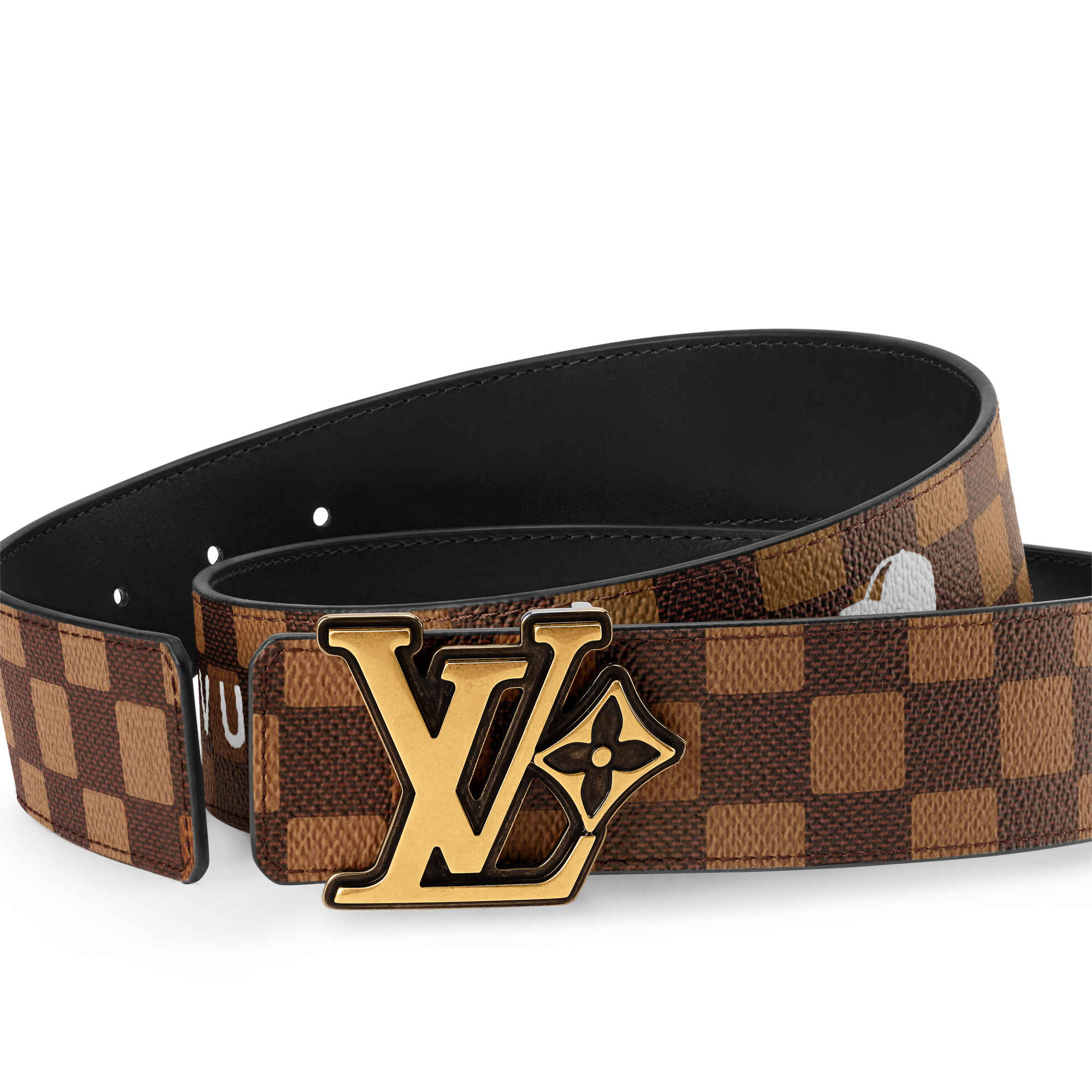  Acessórios Cintos Cinto Reversível LV Flower Damier Phriendship 40 mm | Louis Vuitton ® (Zoom no Produto)