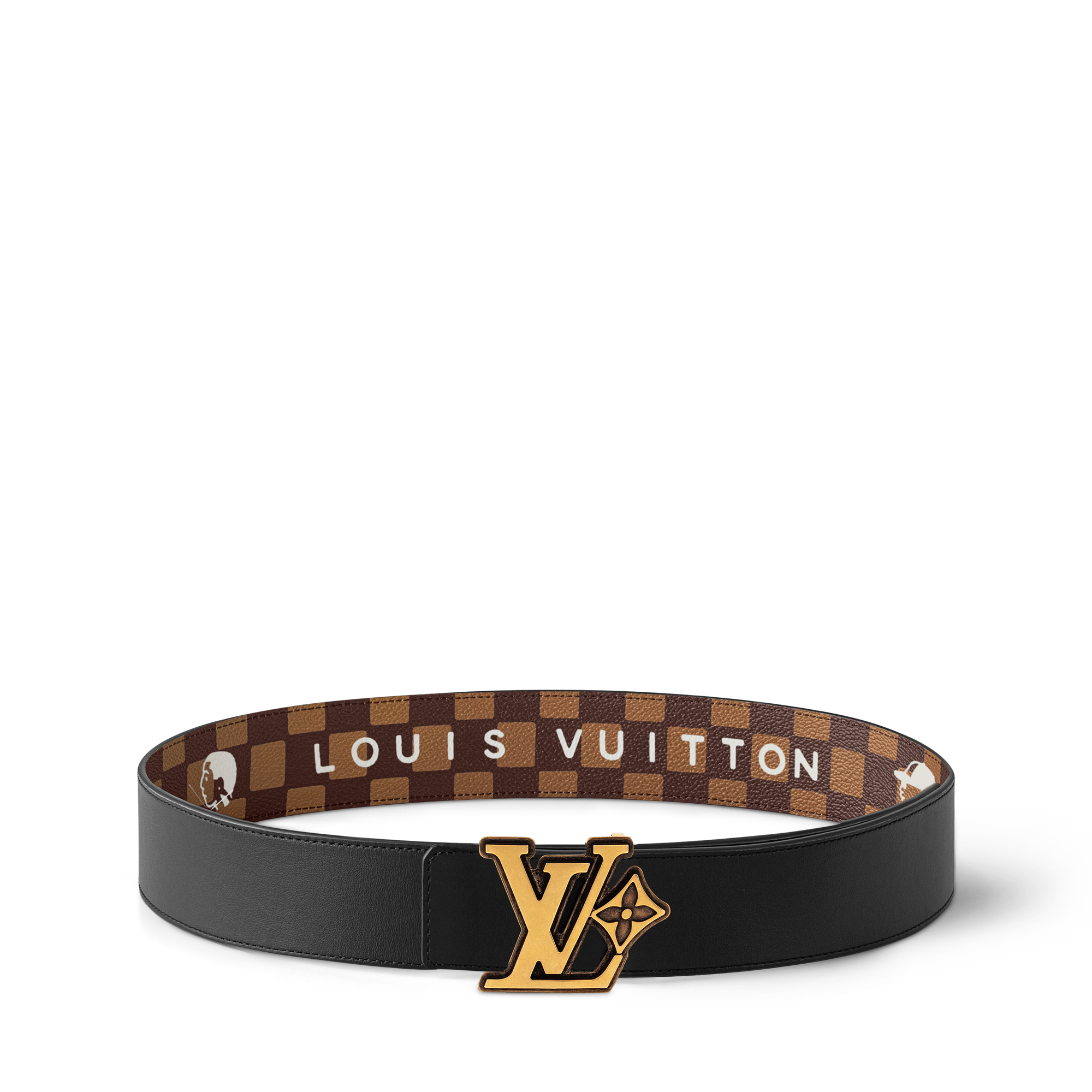  Acessórios Cintos Cinto Reversível LV Flower Damier Phriendship 40 mm | Louis Vuitton ® (Zoom no Produto)