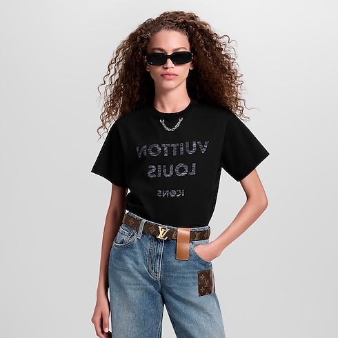 Cinto Reversível LV Initiales 30 mm – No Corpo