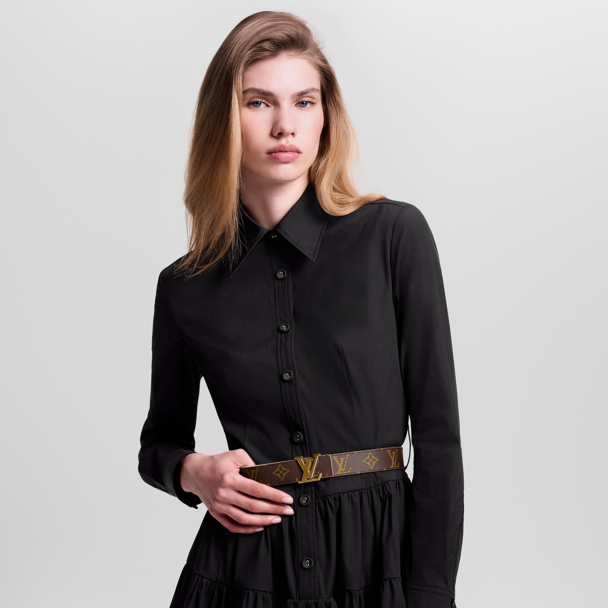 Monogram Acessórios Cintos Cinto Reversível LV Initiales 30 mm | Louis Vuitton ® (Zoom no Produto)