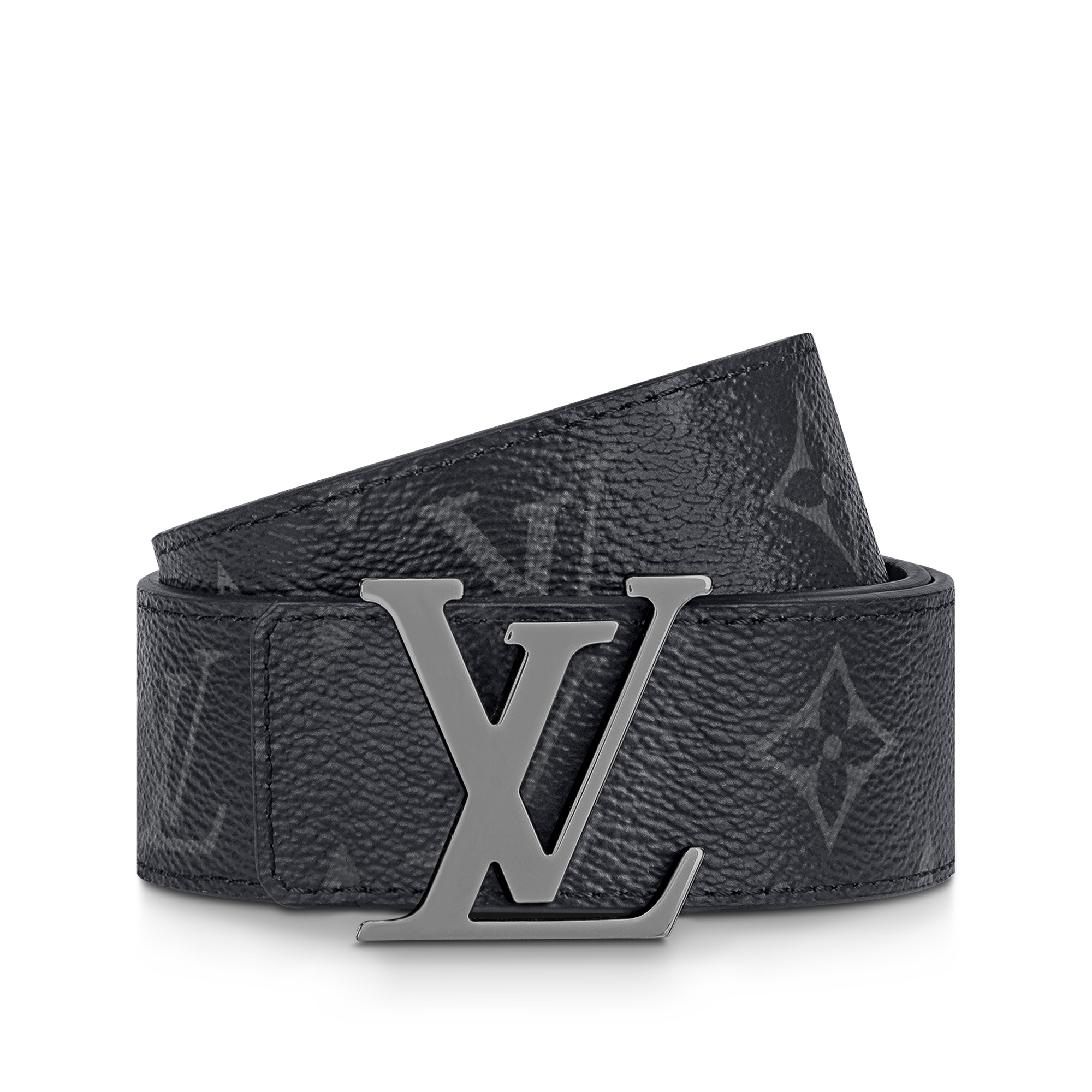 Monogram Eclipse Acessórios Cintos Cinto Reversível LV Initiales 35 mm | Louis Vuitton ® (Zoom no Produto)
