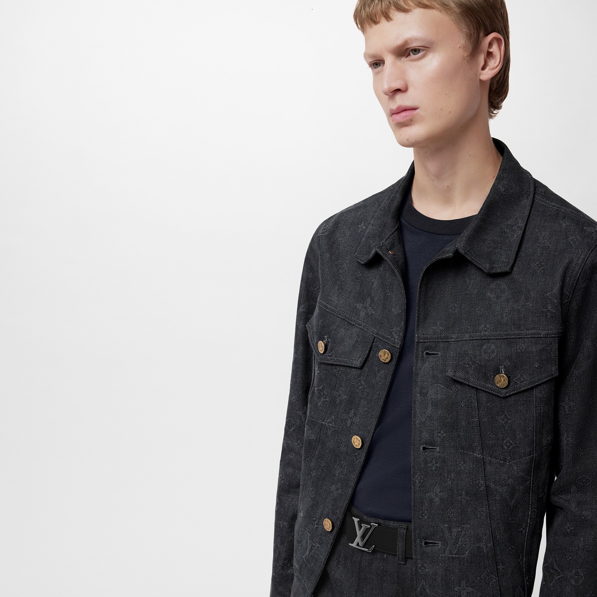 Monogram Eclipse Acessórios Cintos Cinto Reversível LV Initiales 35 mm | Louis Vuitton ® (Zoom no Produto)