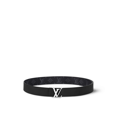Monogram Eclipse Acessórios Cintos Cinto Reversível LV Initiales 35 mm | Louis Vuitton ® (Zoom no Produto)