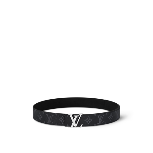 Monogram Eclipse Acessórios Cintos Cinto Reversível LV Initiales 35 mm | Louis Vuitton ® (Zoom no Produto)