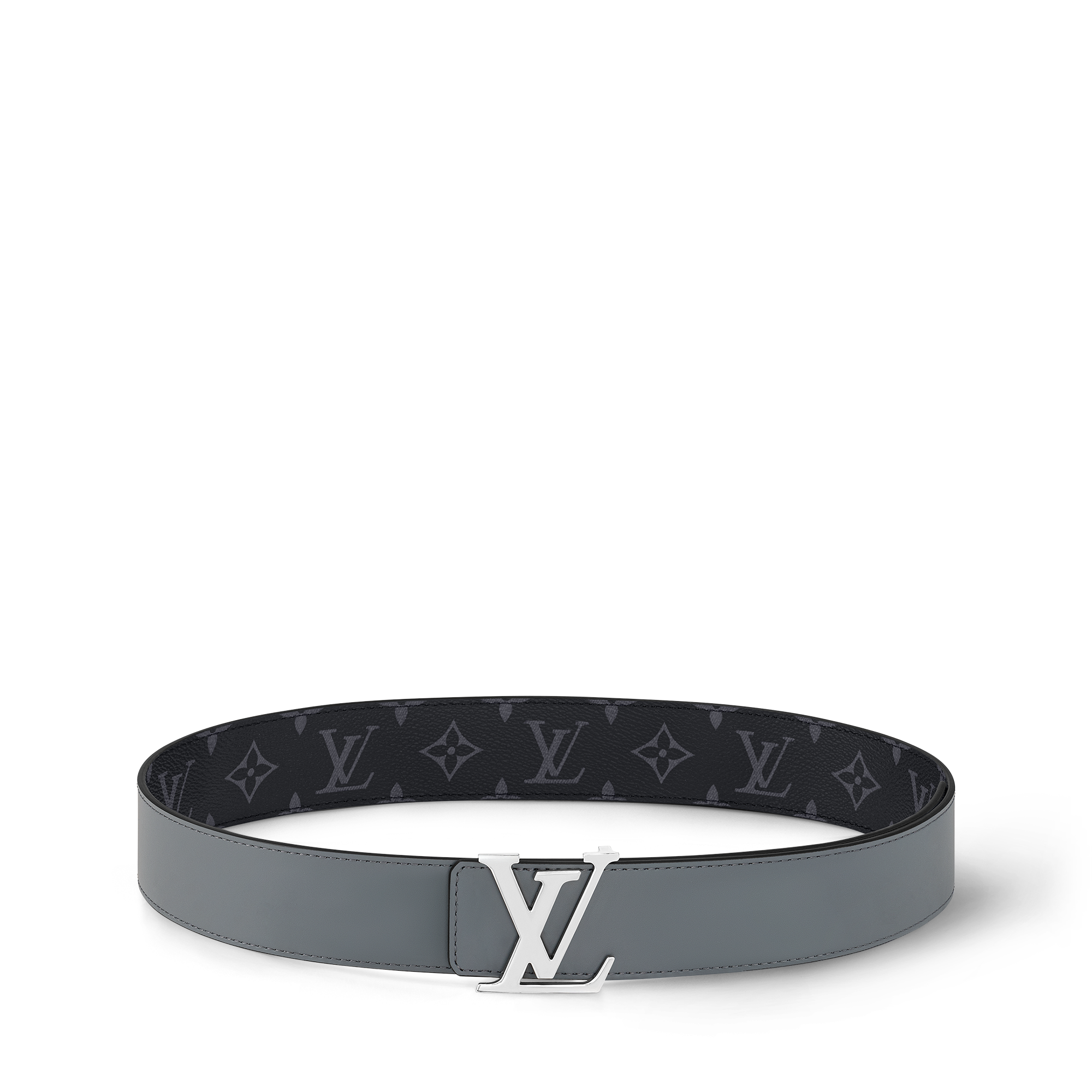 Monogram Eclipse Acessórios Cintos Cinto Reversível LV Initiales 40 mm | Louis Vuitton ® (Zoom no Produto)