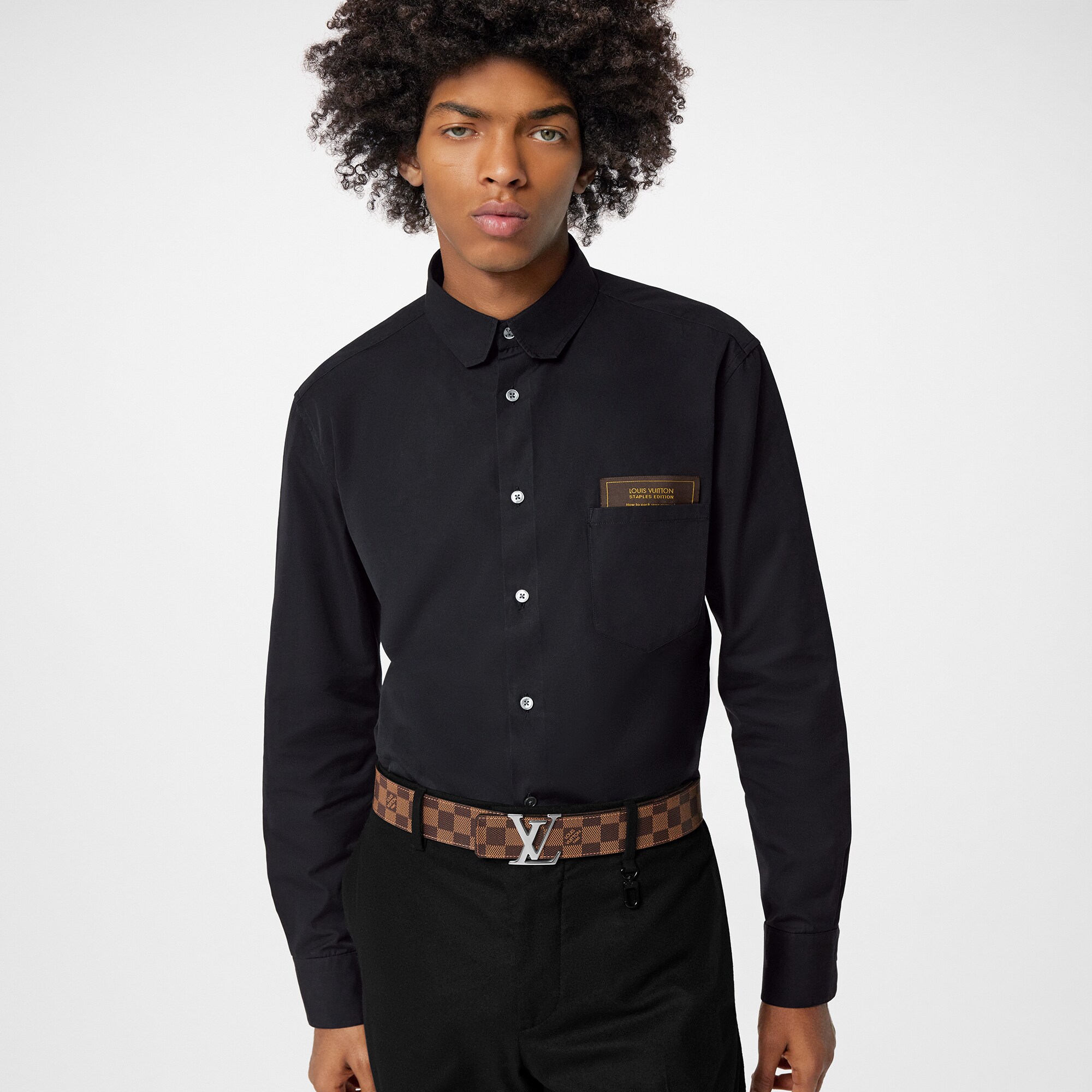 Damier Ébène Acessórios Cintos Cinto Reversível LV Initiales 40MM | Louis Vuitton ® (Zoom no Produto)