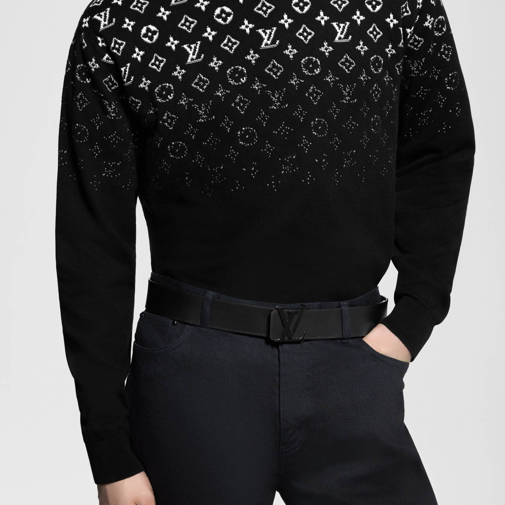 Taurillon Monogram Acessórios Cintos Cinto Reversível LV Initiales 40mm | Louis Vuitton ® (Zoom no Produto)