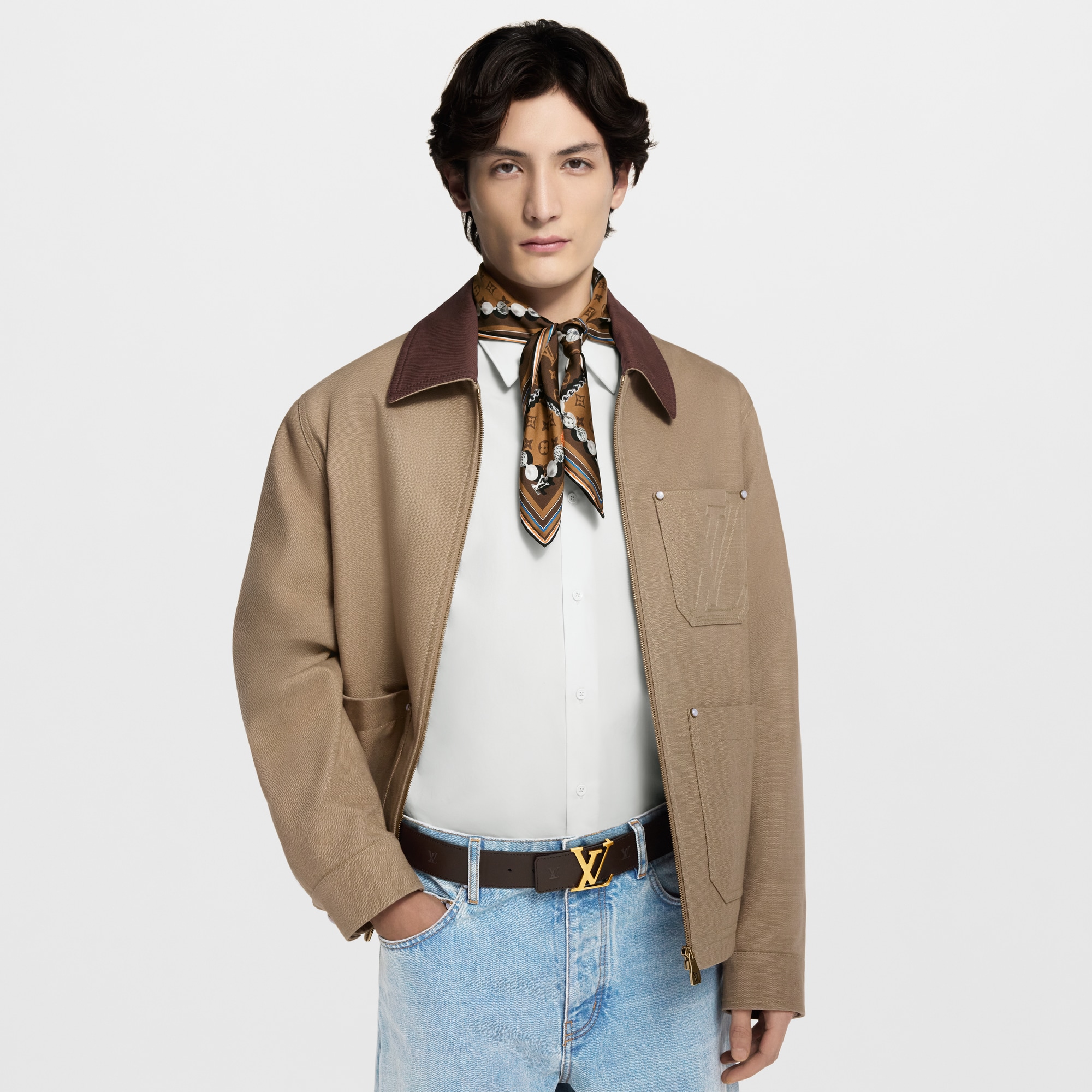  Acessórios Cintos Cinto Reversível LV Initiales Blason 40 mm | Louis Vuitton ® (Zoom no Produto)