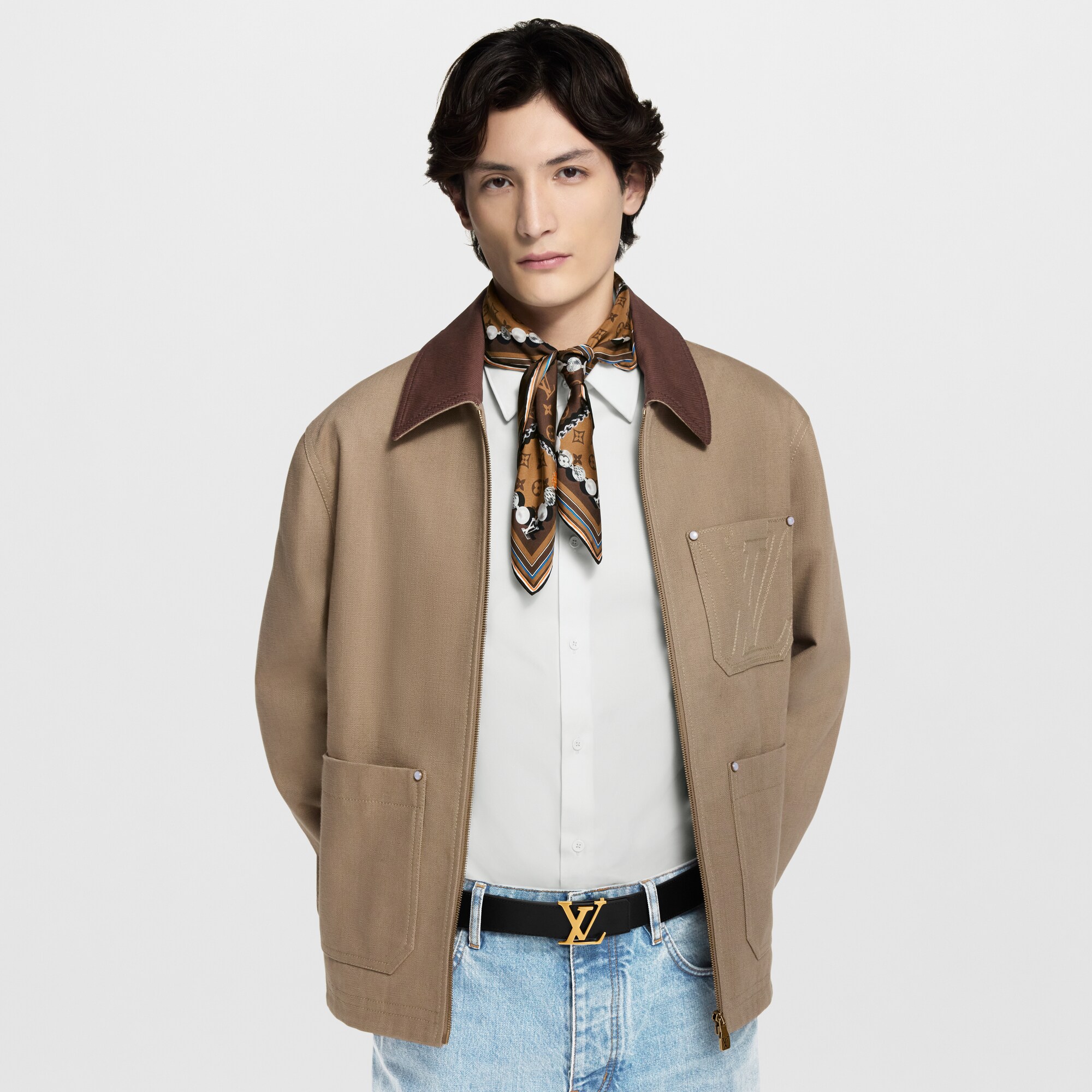  Acessórios Cintos Cinto Reversível LV Initiales Blason 40 mm | Louis Vuitton ® (Zoom no Produto)