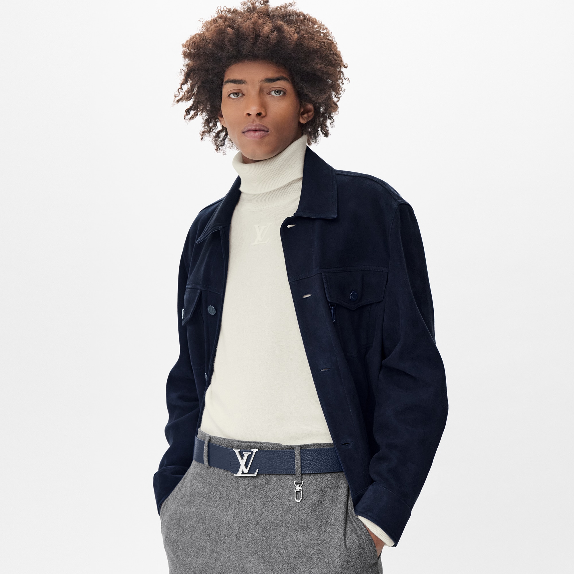 Taurillon Acessórios Novidades Cinto Reversível LV Initiales Taurillon 40 mm | Louis Vuitton ® (Zoom no Produto)