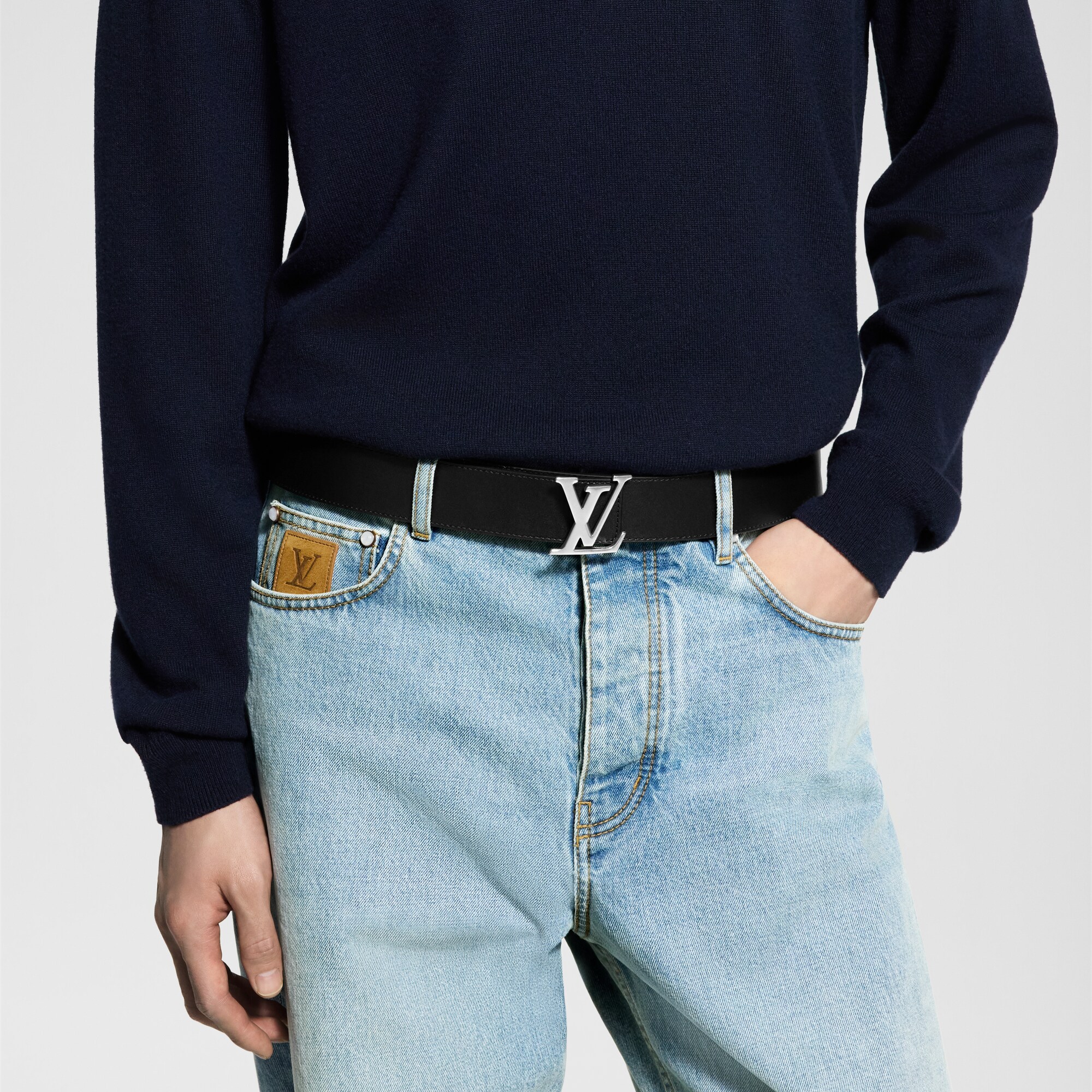 G66 Acessórios Cintos Cinto Reversível LV Initials 40 mm | Louis Vuitton ® (Zoom no Produto)