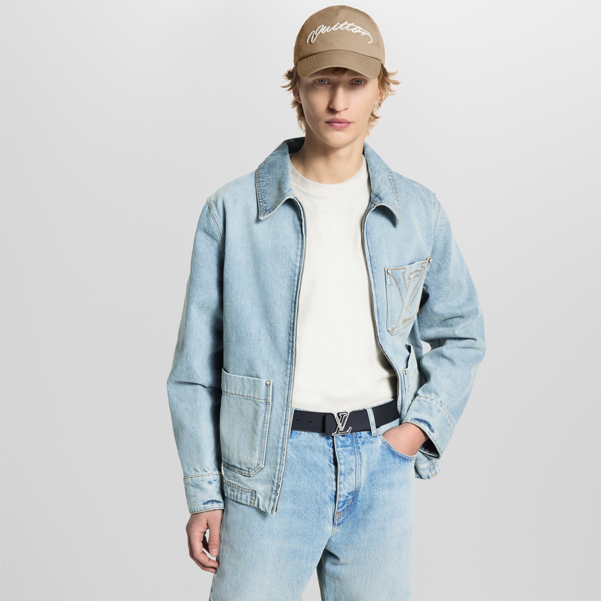 Monogram Acessórios Cintos Cinto Reversível LV Line 40 mm | Louis Vuitton ® (Zoom no Produto)