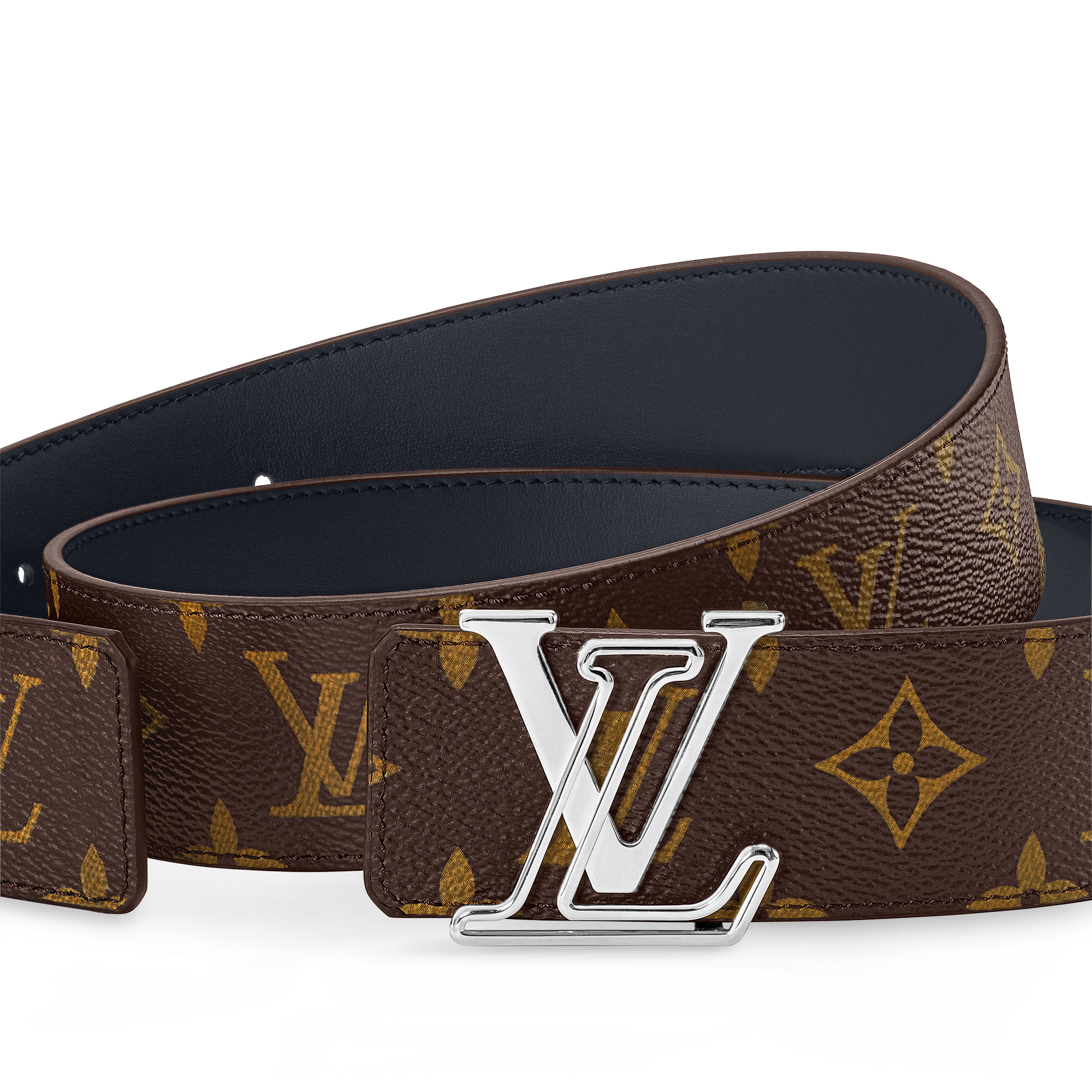 Monogram Acessórios Cintos Cinto Reversível LV Line 40 mm | Louis Vuitton ® (Zoom no Produto)