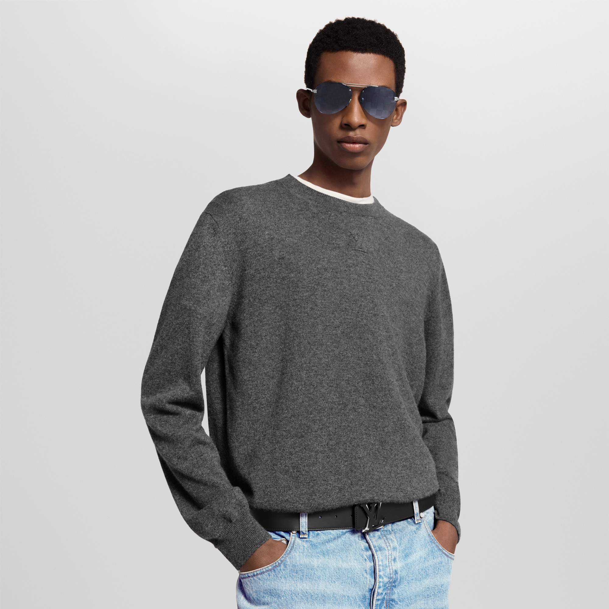 Monogram Eclipse Acessórios Cintos Cinto Reversível LV Shake 40 mm | Louis Vuitton ® (Zoom no Produto)