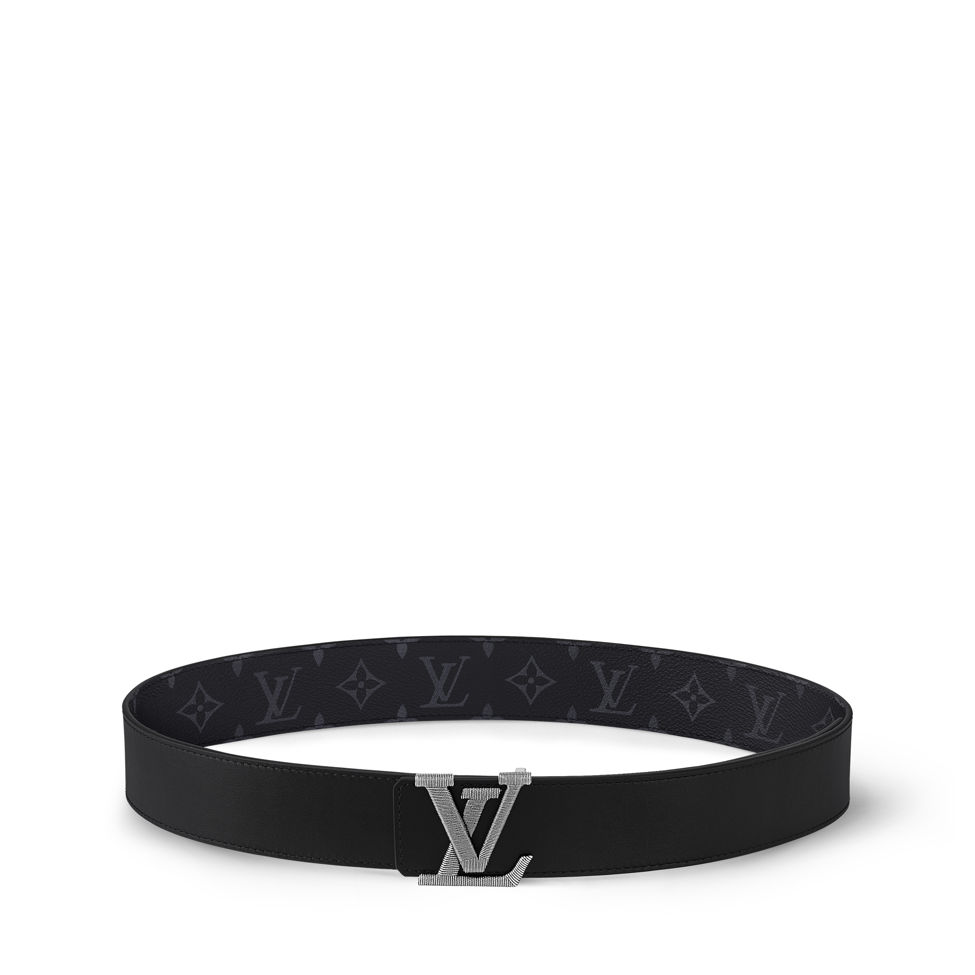 Monogram Eclipse Acessórios Cintos Cinto Reversível LV Stitch 40 mm | Louis Vuitton ® (Zoom no Produto)