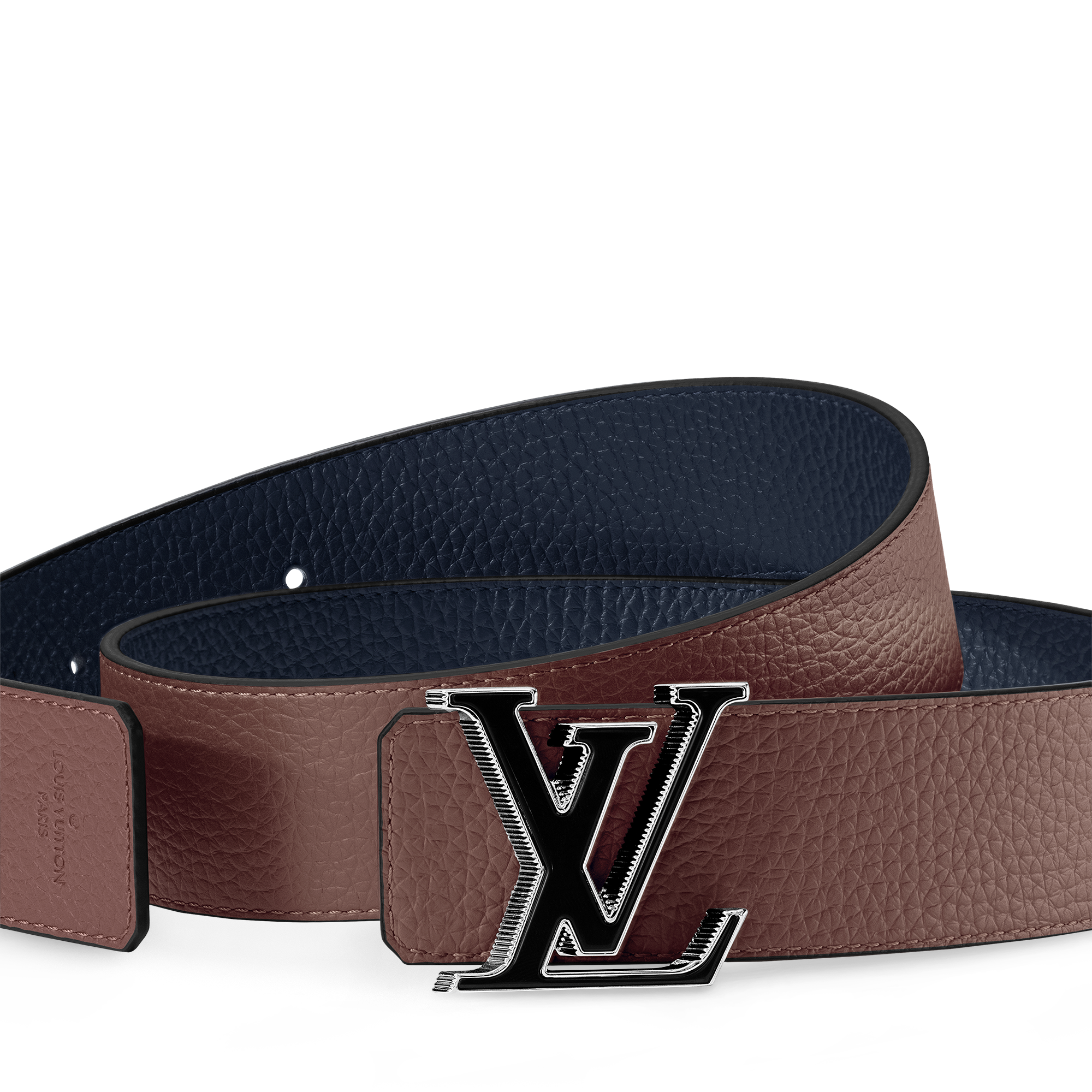 Taurillon Acessórios Cintos Cinto reversível LV Tilt 40 mm | Louis Vuitton ® (Zoom no Produto)
