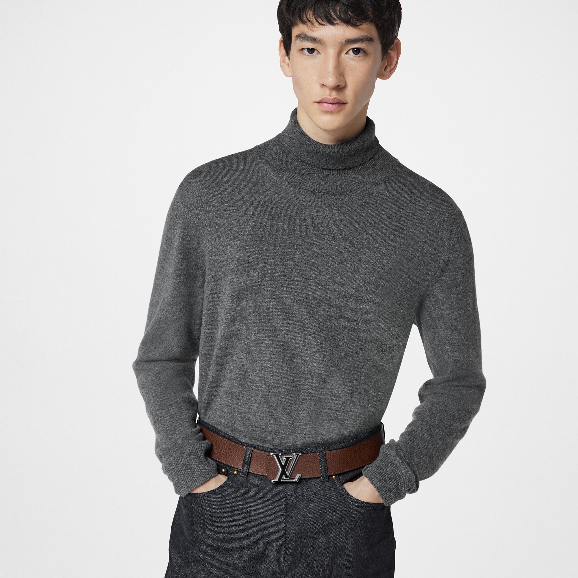 Taurillon Acessórios Cintos Cinto reversível LV Tilt 40 mm | Louis Vuitton ® (Zoom no Produto)