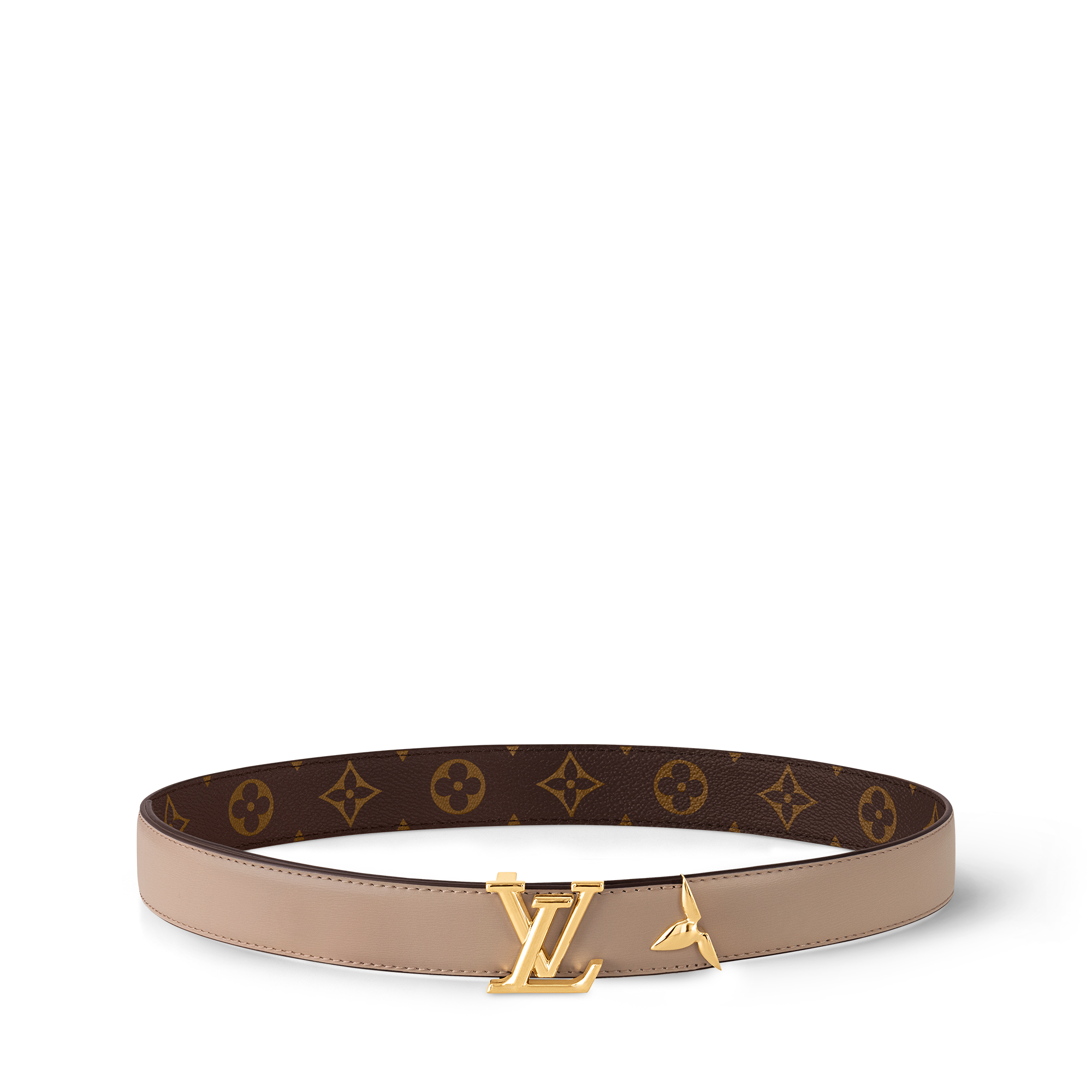 Monogram Acessórios Cintos Cinto Reversível Pretty LV 30 mm | Louis Vuitton ® (Zoom no Produto)