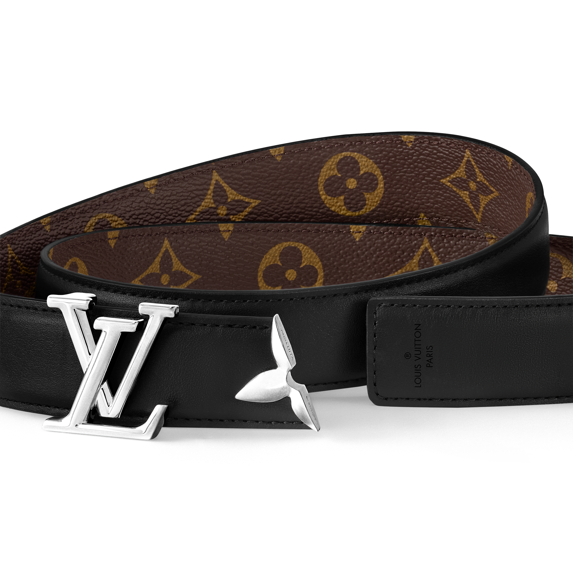 Monogram Acessórios Cintos Cinto Reversível Pretty LV 30 mm | Louis Vuitton ® (Zoom no Produto)