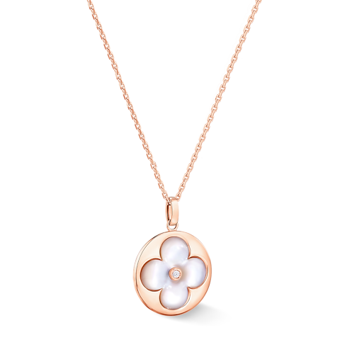 Categorias Todas as Joias COLAR COLOR BLOSSOM XL, OURO ROSA, MADREPÉROLA E DIAMANTE | Louis Vuitton ® (Zoom no Produto)