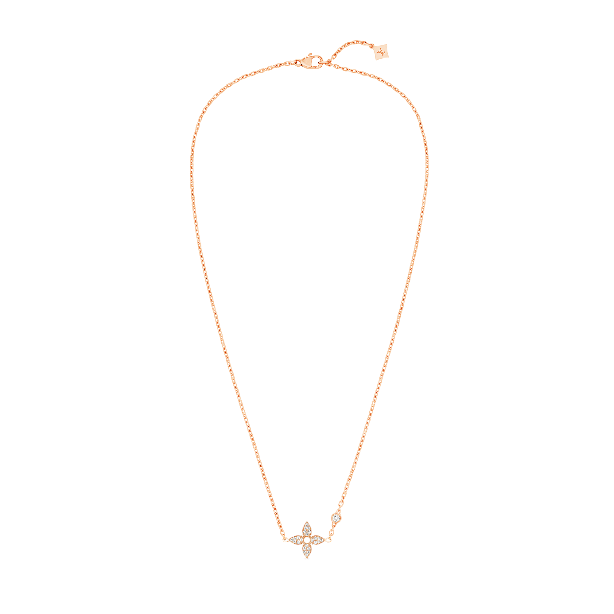  Categorias Colares e Pingentes Colar com Pingente Idylle Blossom em Ouro Rosa e Diamantes | Louis Vuitton ® (Zoom no Produto)