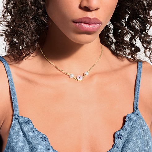 S00 Bijuterias Finas Colares Colar LV Pearly Confetti | Louis Vuitton ® (Zoom no Produto)