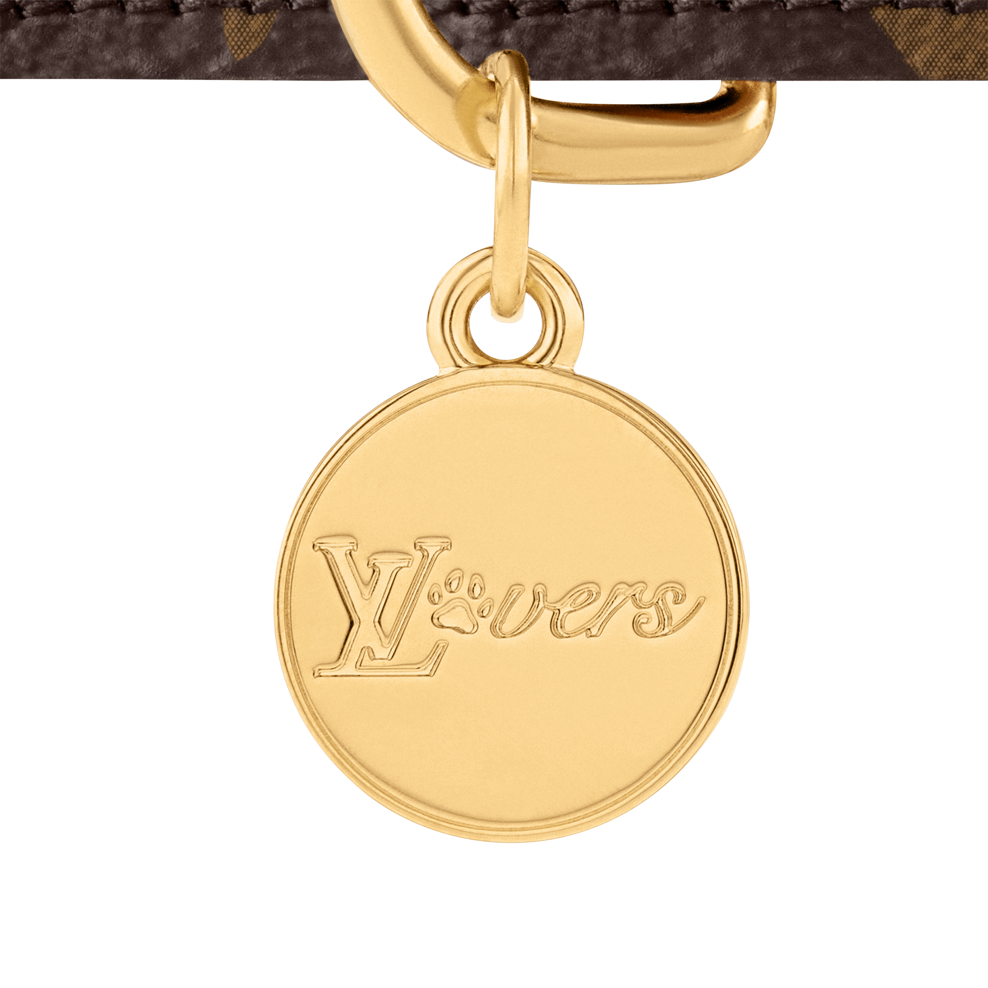  Acessórios para Pets } Coleira de Cachorro PM | Louis Vuitton ® (Zoom no Produto)