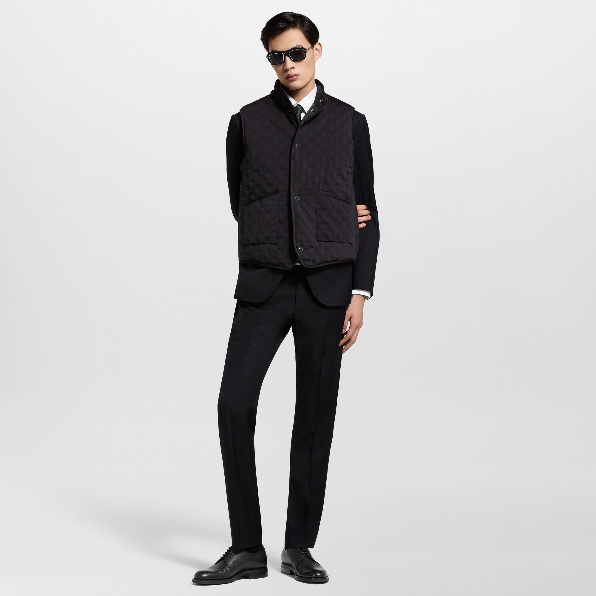  Ready-to-Wear Todas as Roupas Colete Acolchoado Reversível com Monogram | Louis Vuitton ® (Zoom no Produto)