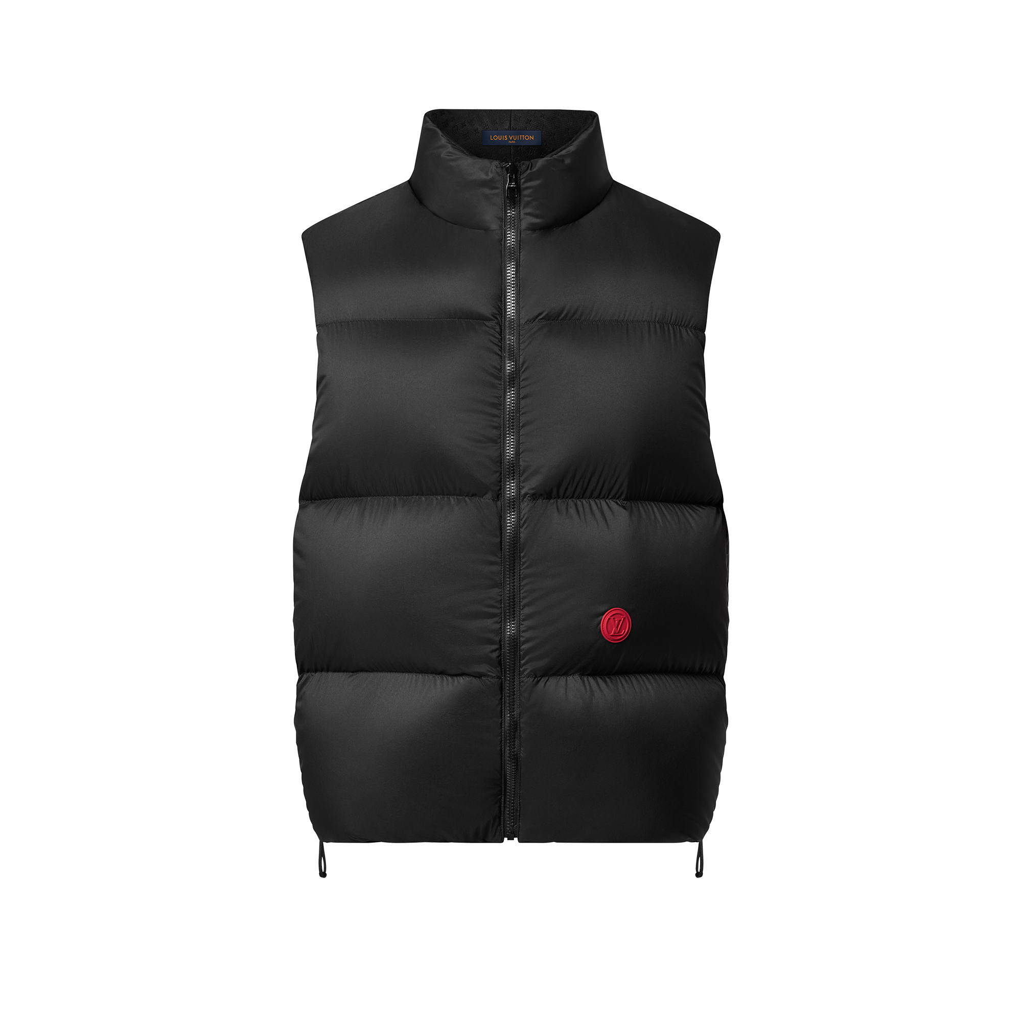  Discontinued Product Obs 2 Colete de Plumas Reversível com Monogram | Louis Vuitton ® (Zoom no Produto)