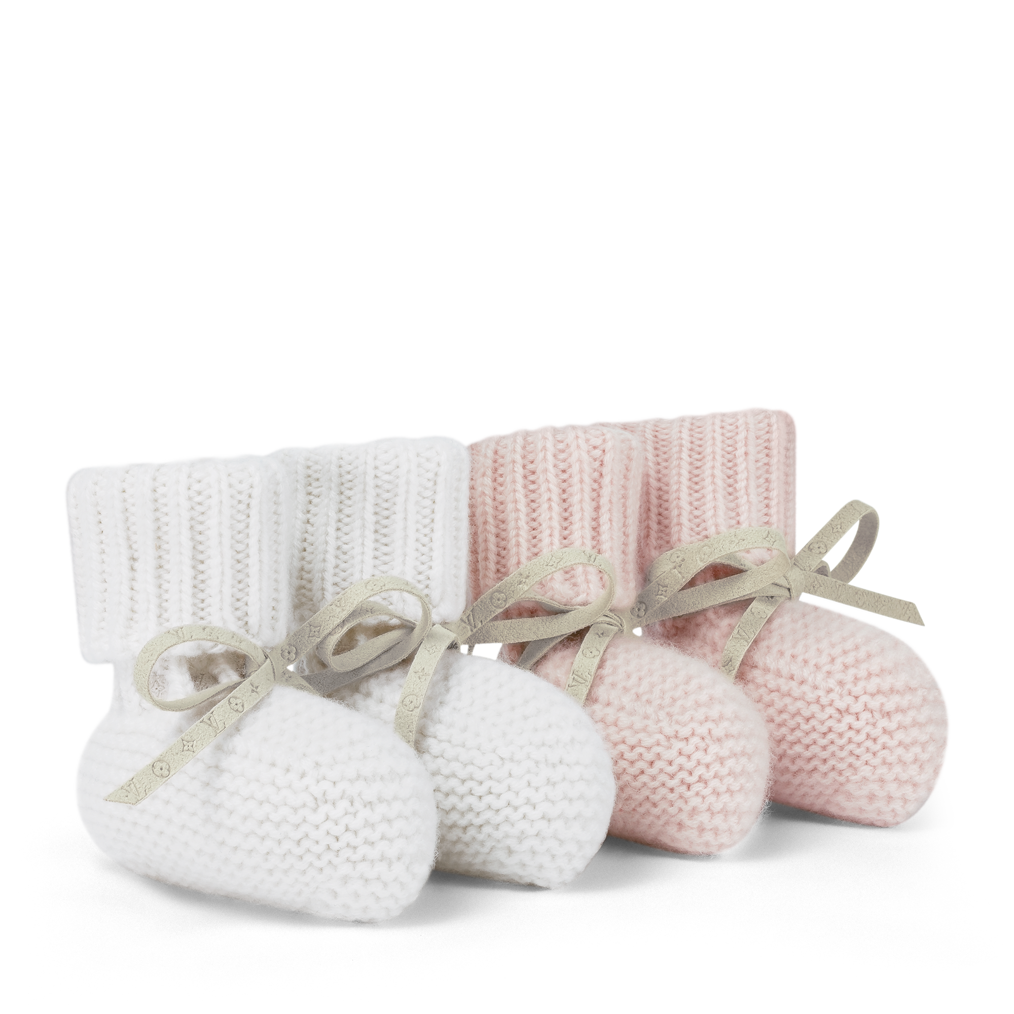 S00 Para Bebês Baby Collection Conjunto de 2 Sapatinhos de Tricô | Louis Vuitton ® (Zoom no Produto)