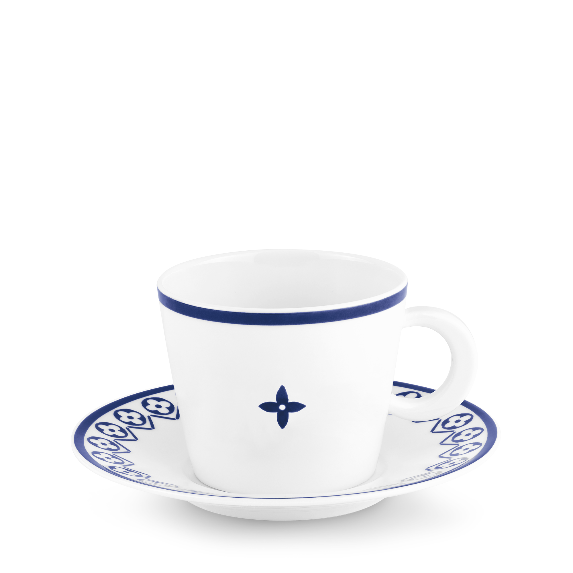  Casa e Arte do Jantar Mesa Posta Conjunto de 2 Xícaras de Chá e Pires | Louis Vuitton ® (Zoom no Produto)