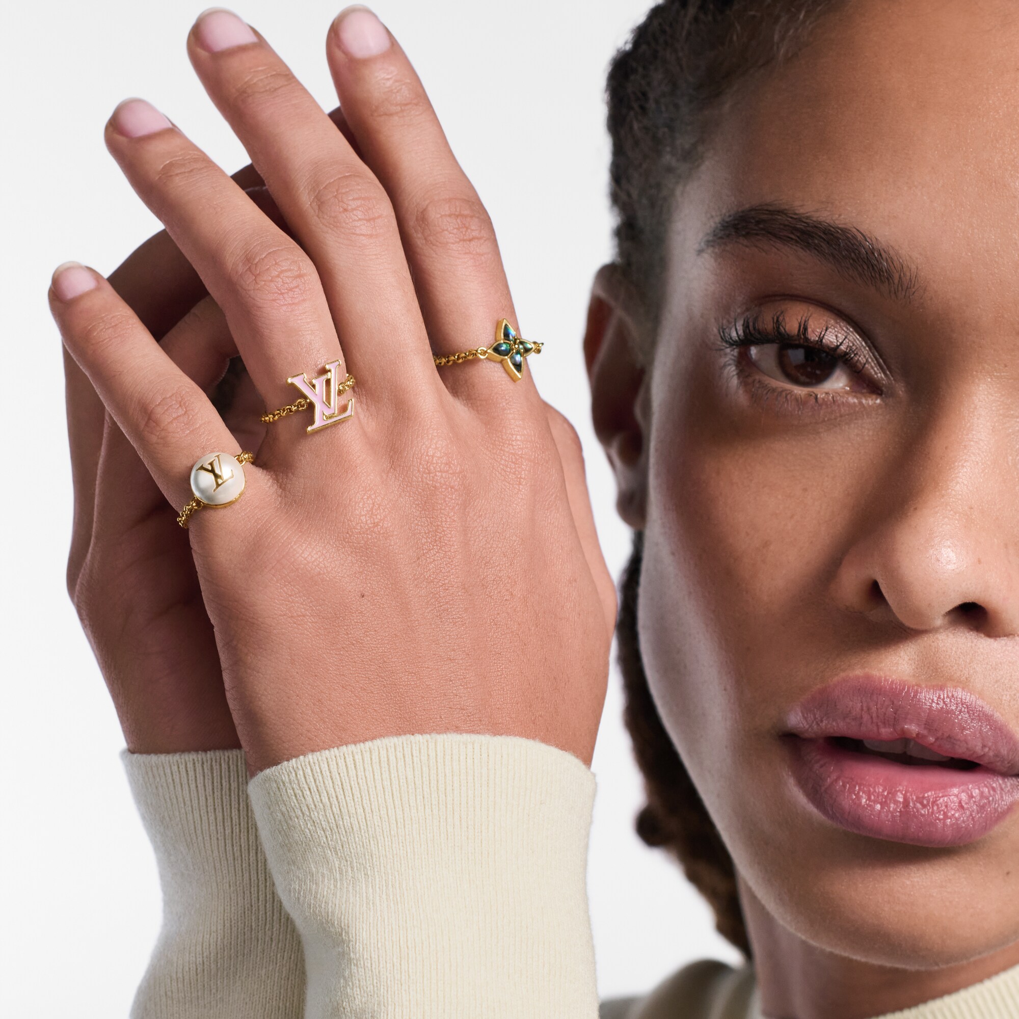 S00 Bijuterias Finas Todas as Bijuterias Finas Conjunto de Anéis LV Layer | Louis Vuitton ® (Zoom no Produto)