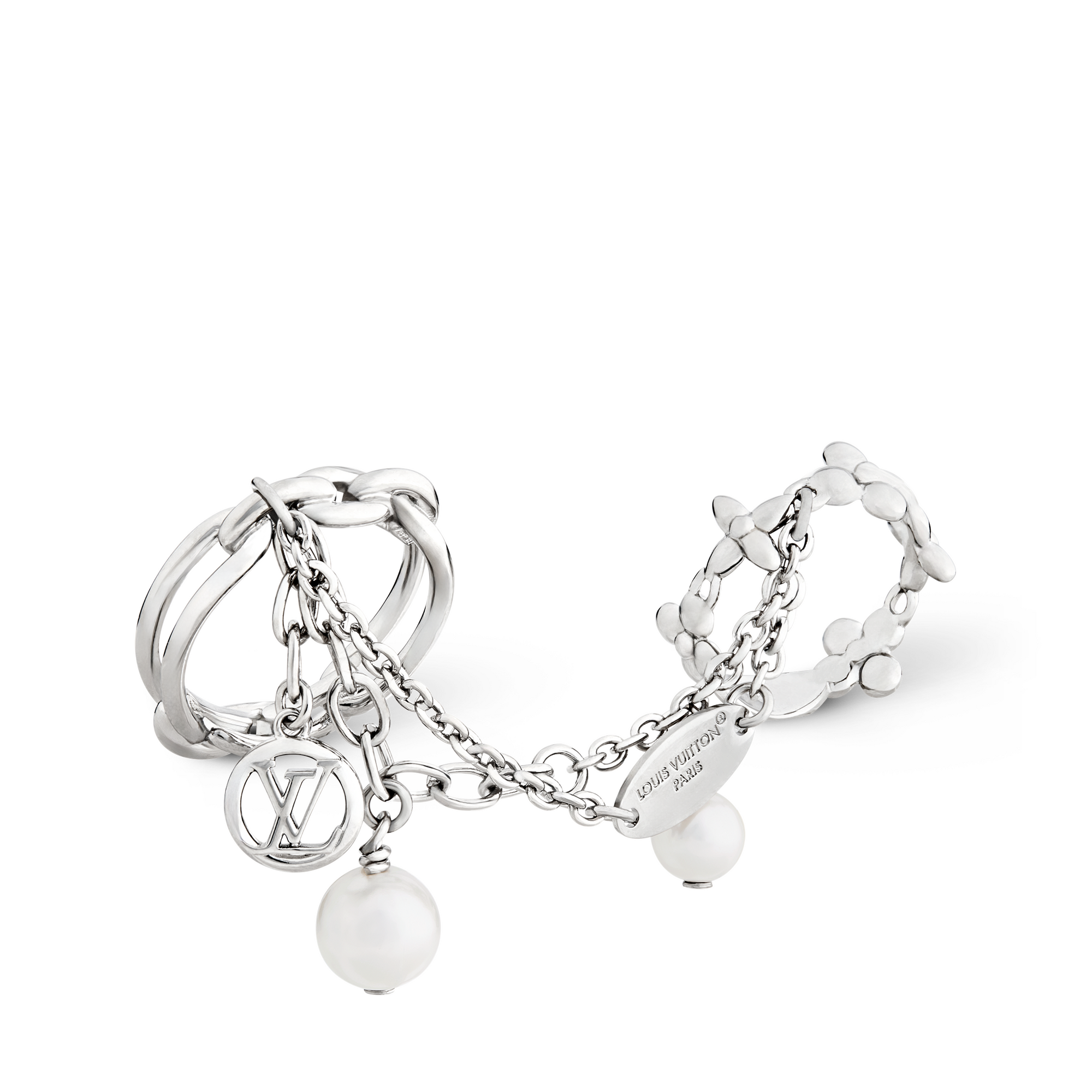 S00 Bijuterias Finas Todas as Bijuterias Finas Conjunto de Anéis LV Mix Chains | Louis Vuitton ® (Zoom no Produto)