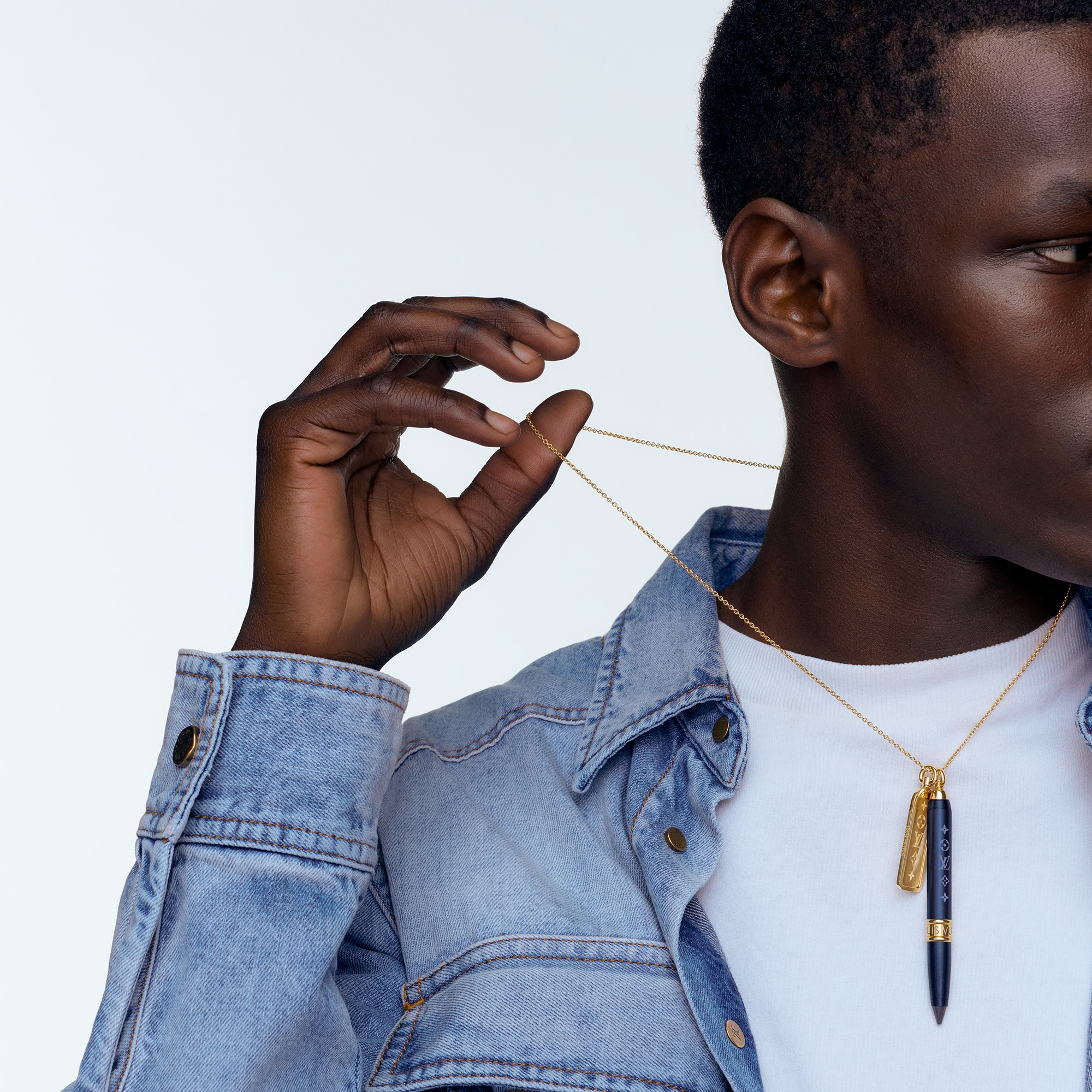  Joalheira Colares e Pingentes Corrente com Pingente Les Gastons Vuitton Designer em Ouro Amarelo e Titânio | Louis Vuitton ® (Zoom no Produto)