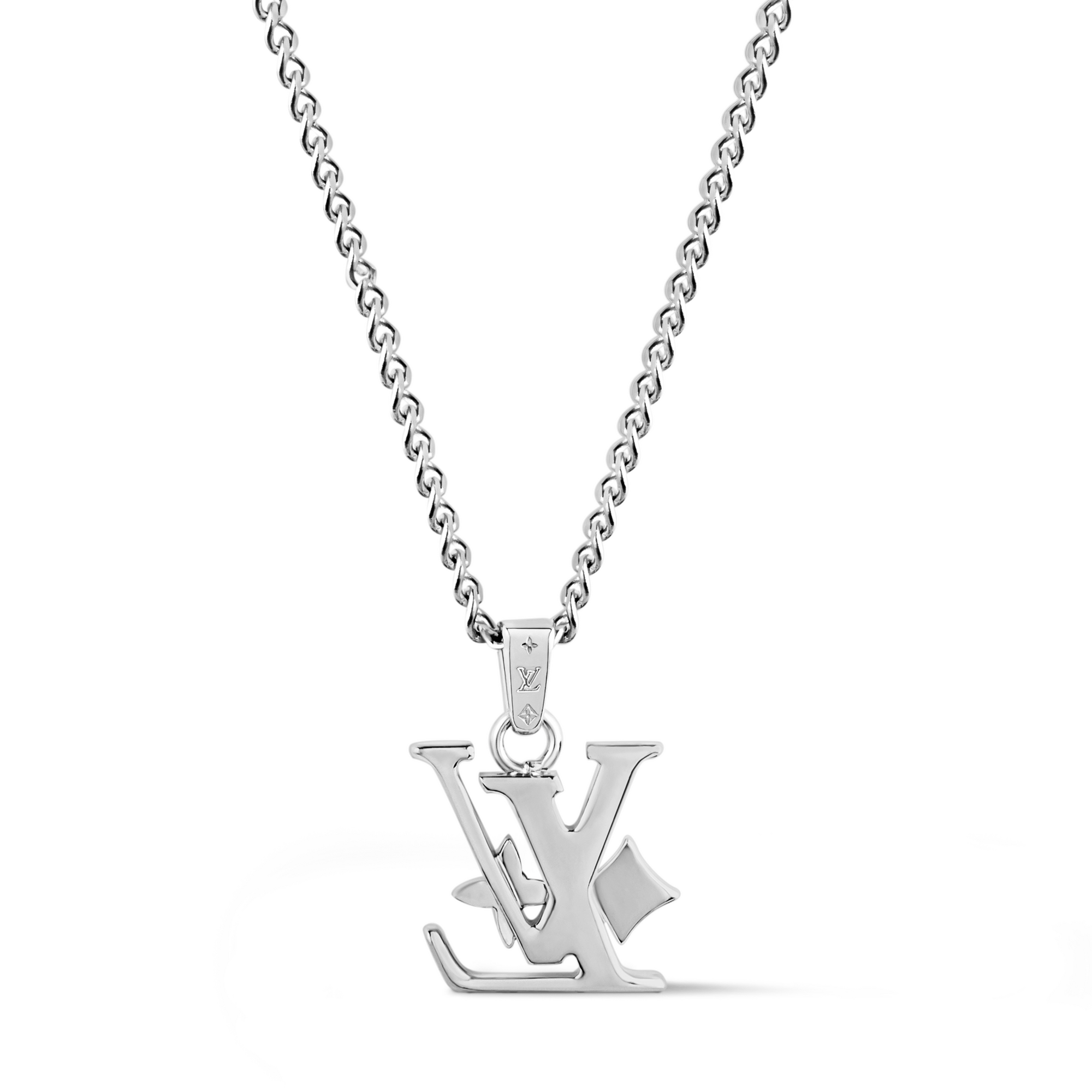 S00 Fashion Jewelry Colares e Pingentes Corrente com Pingente Monogram Row | Louis Vuitton ® (Zoom no Produto)