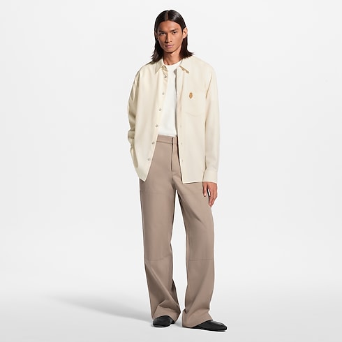 Ready-to-Wear Todas as Roupas Cotton Cashmere Worwear Pants | Louis Vuitton ® (Zoom no Produto)