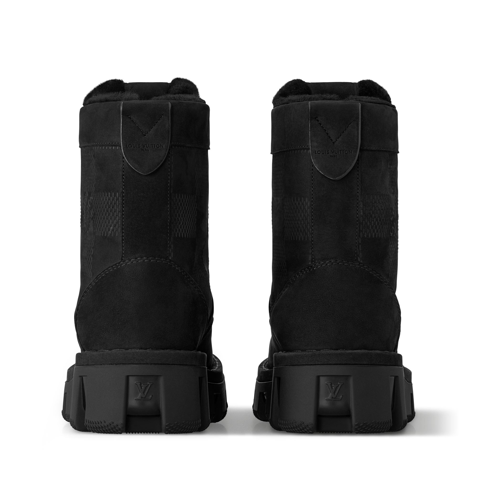  Sapatos Botas Coturno LV Checker | Louis Vuitton ® (Zoom no Produto)