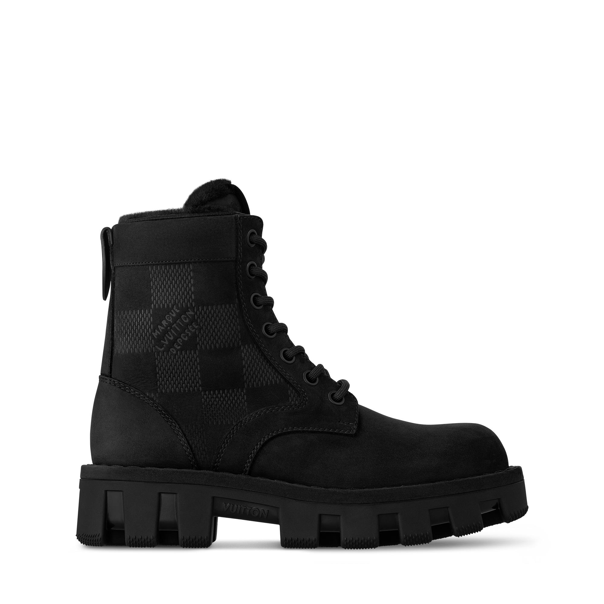  Sapatos Botas Coturno LV Checker | Louis Vuitton ® (Zoom no Produto)