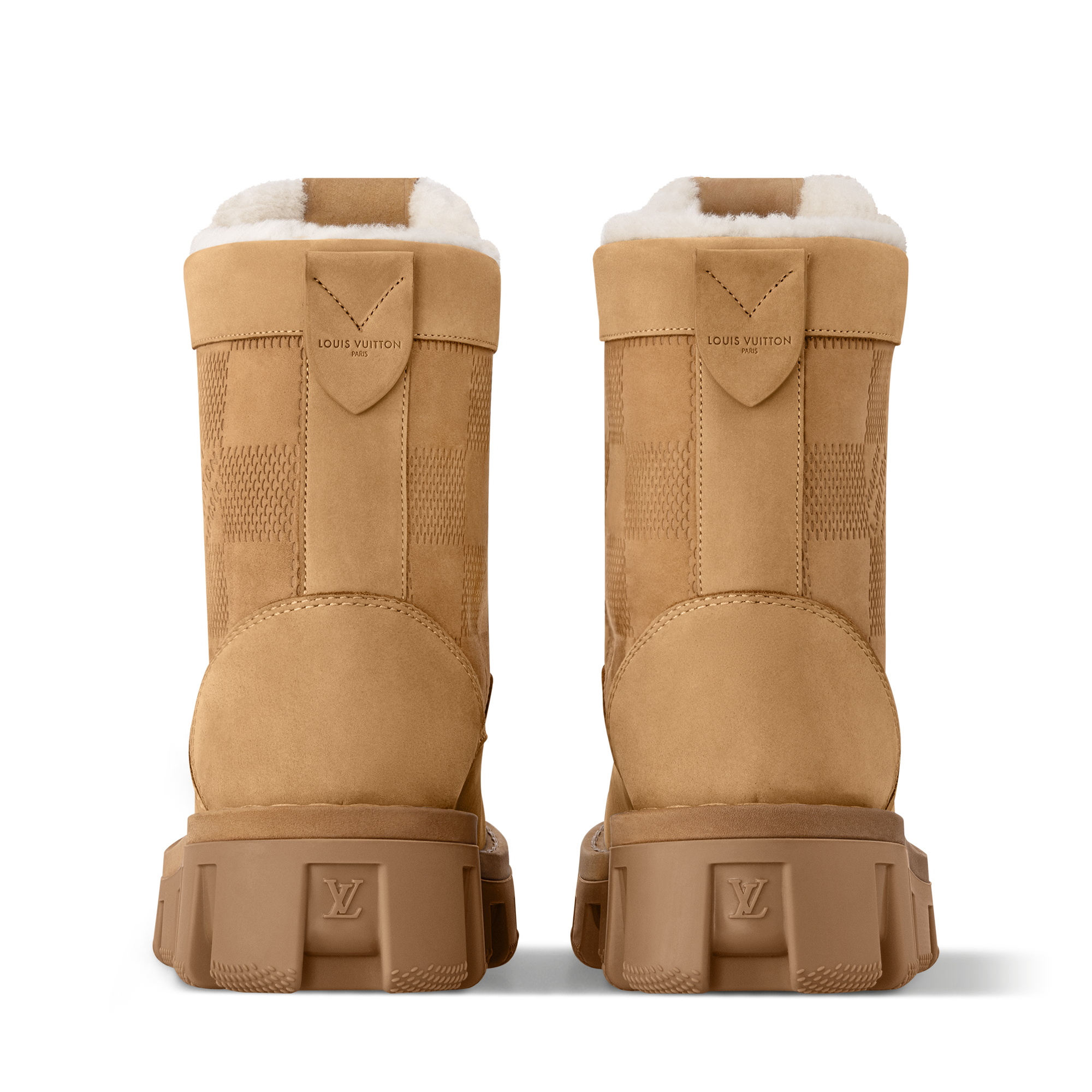  Sapatos Botas Coturno LV Checker | Louis Vuitton ® (Zoom no Produto)